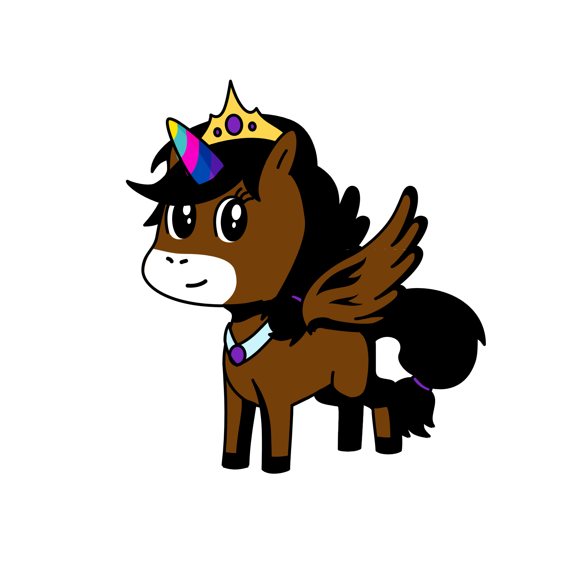 PRINCESS BAMI, the unicorn