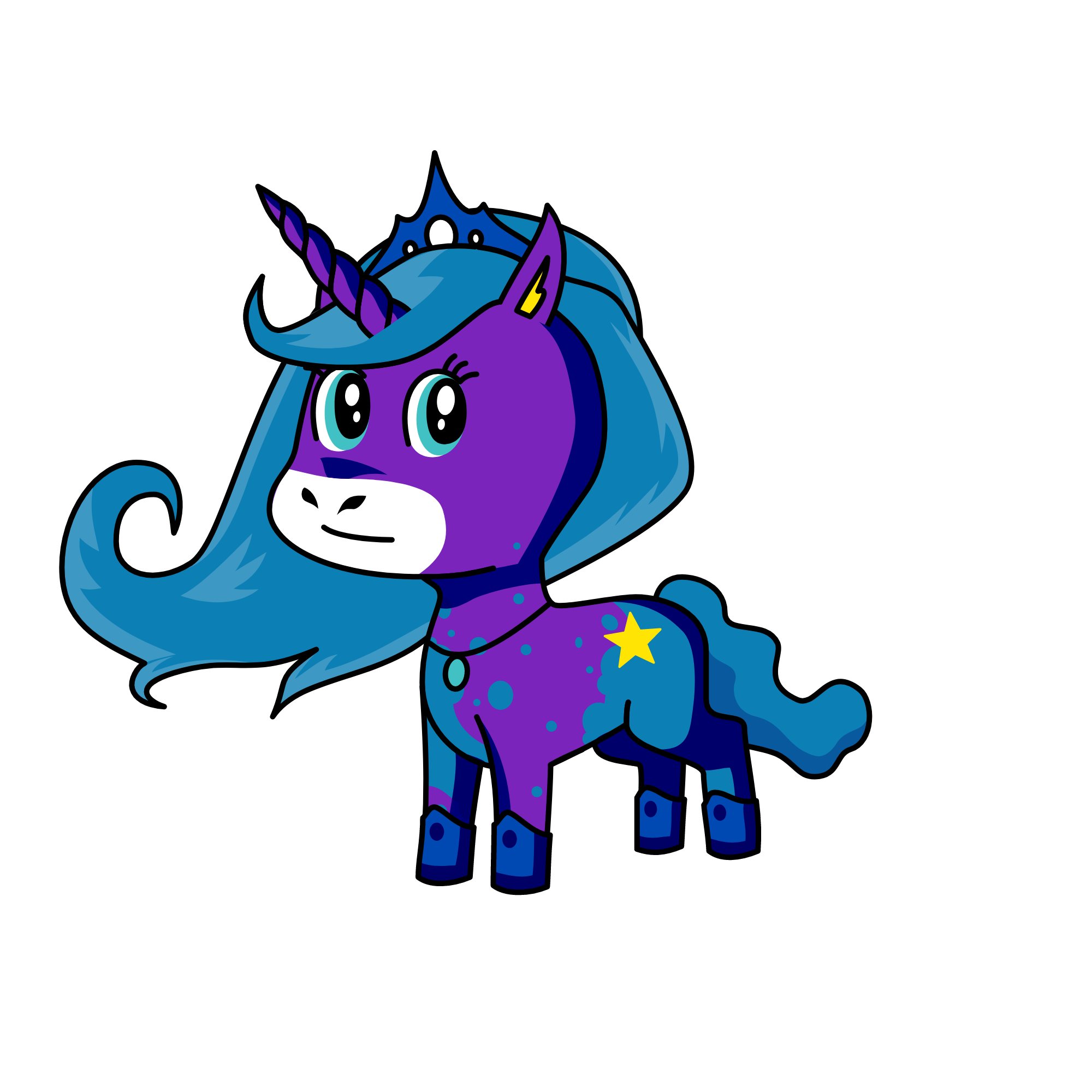 Luna, the unicorn
