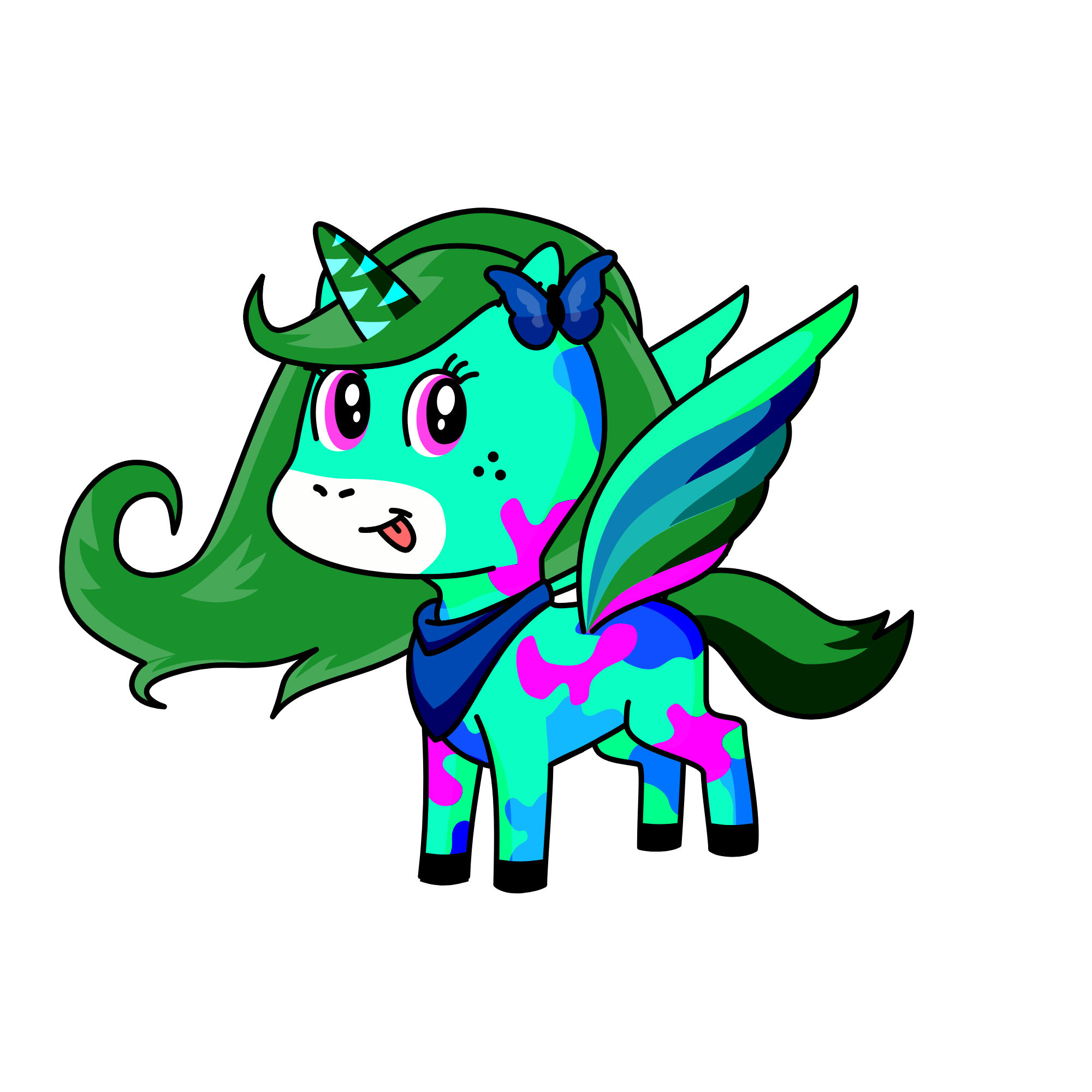 NEON, the unicorn