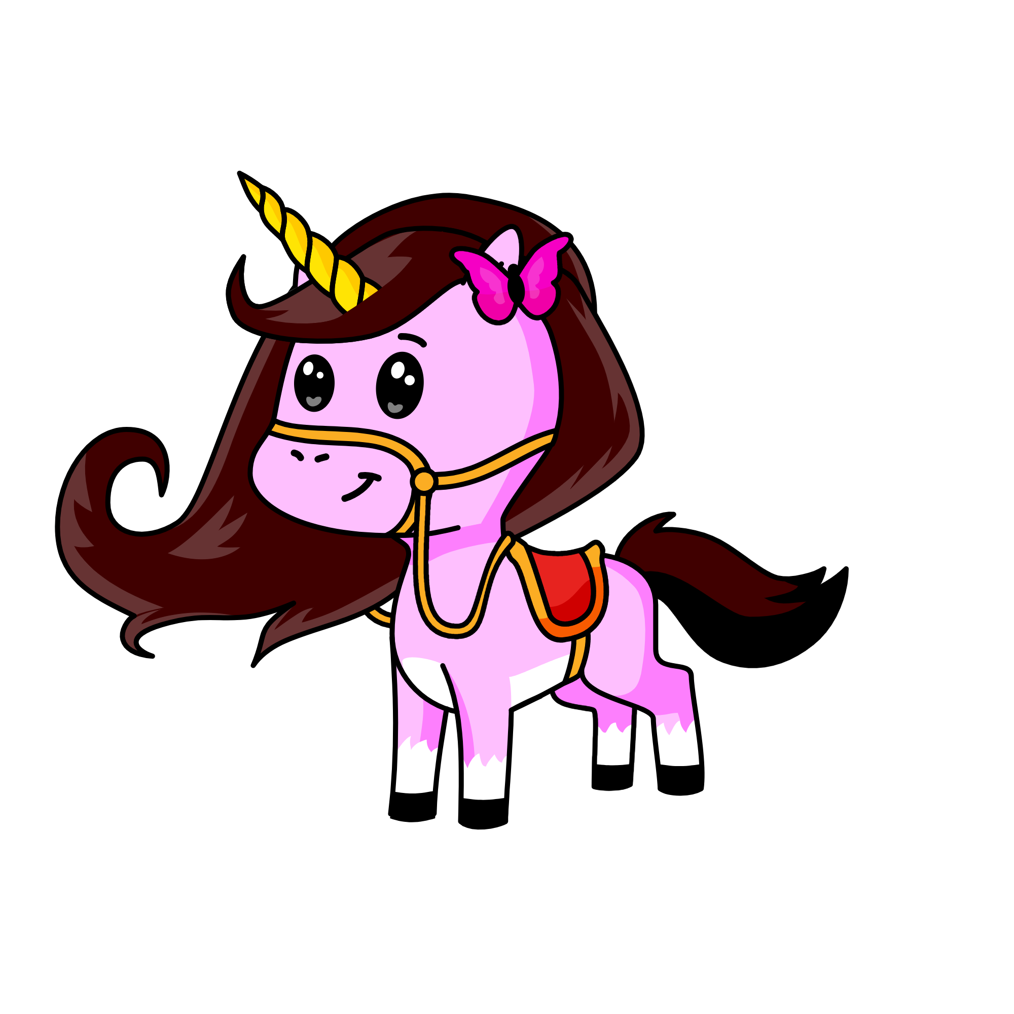 Rainbow, the unicorn