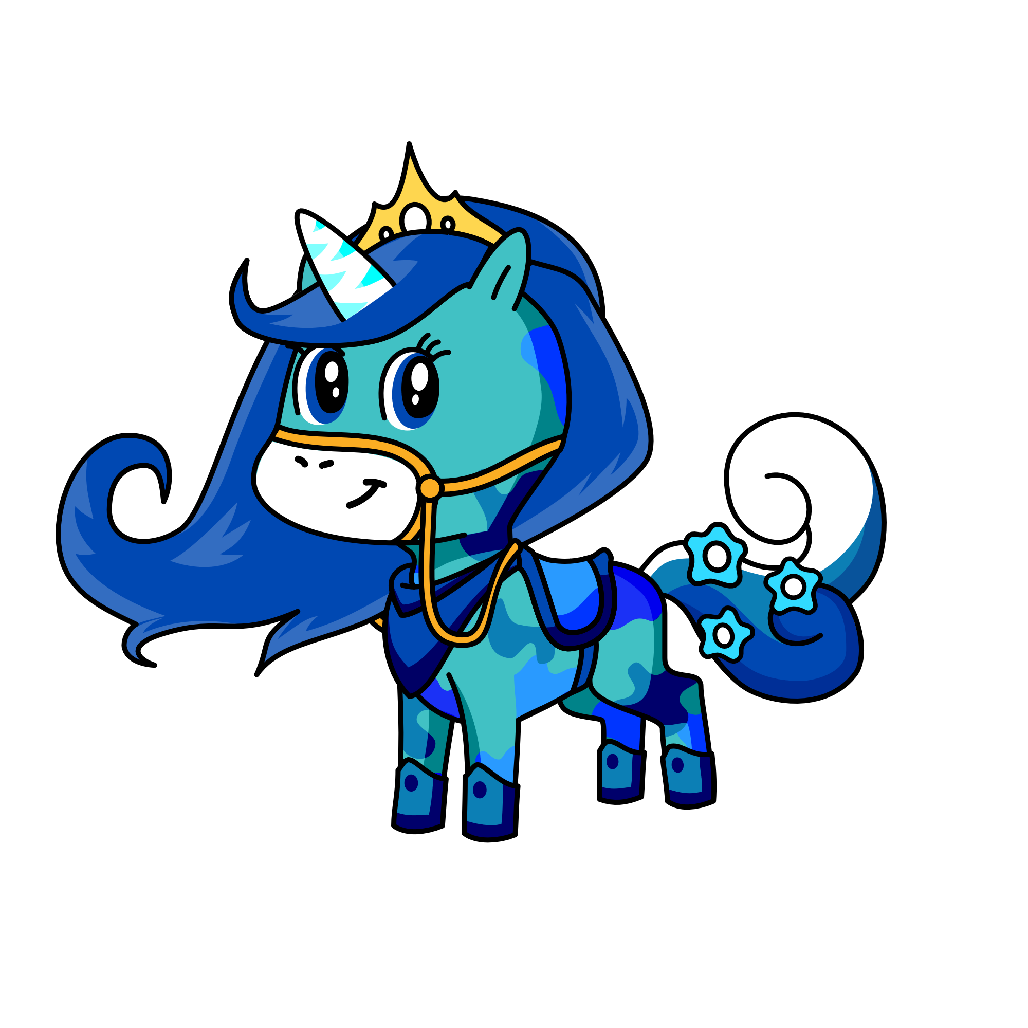 Snow Beauty , the unicorn