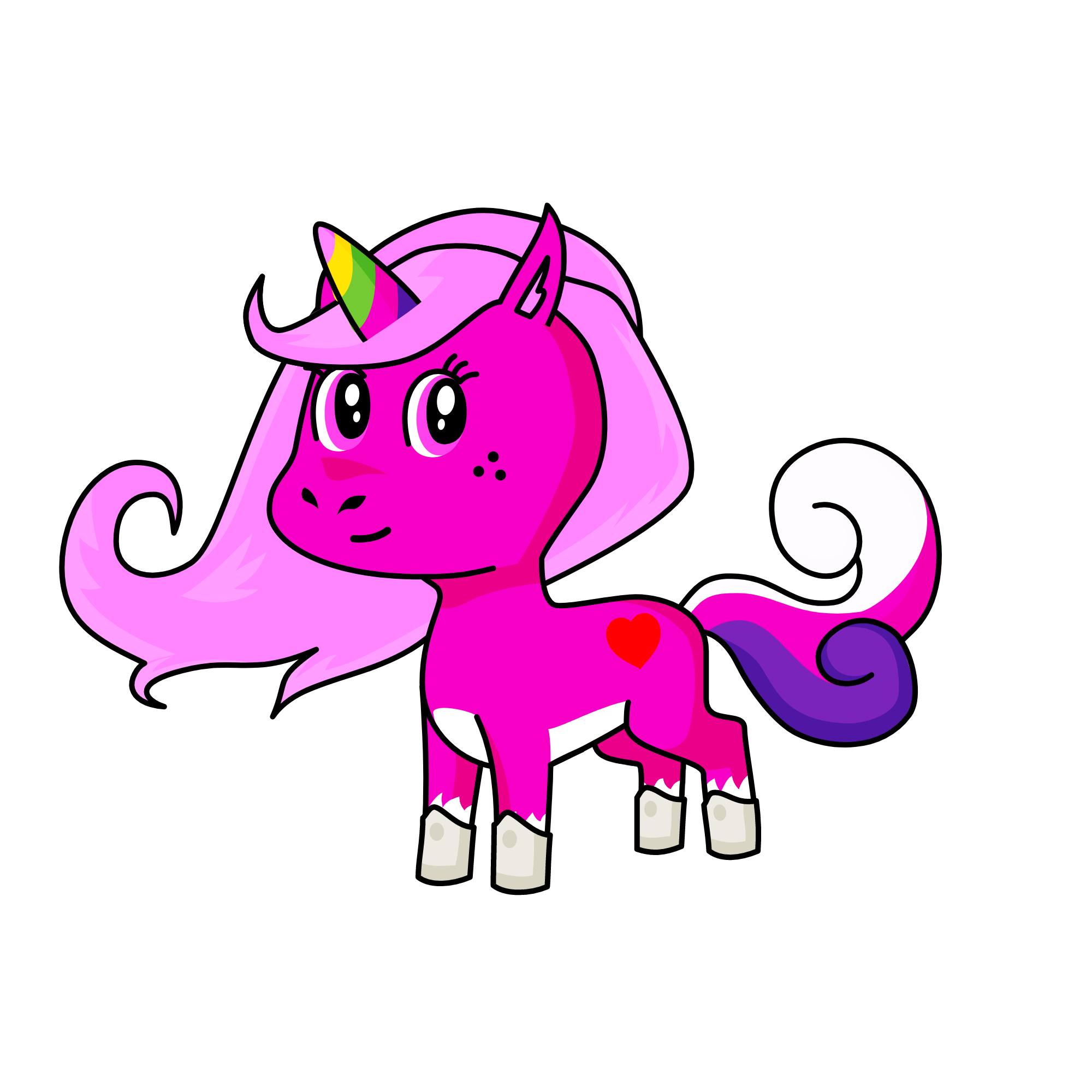 fofinha, the unicorn