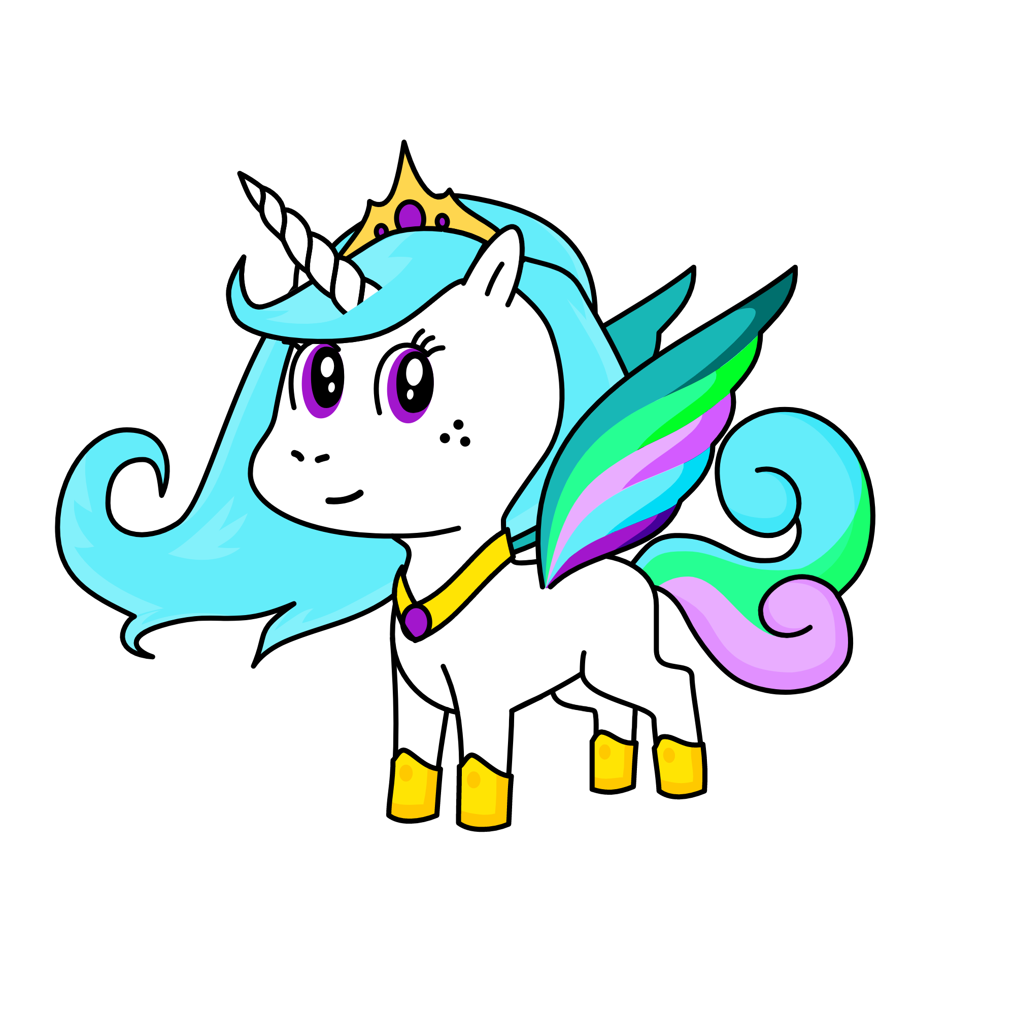 celestia, the unicorn