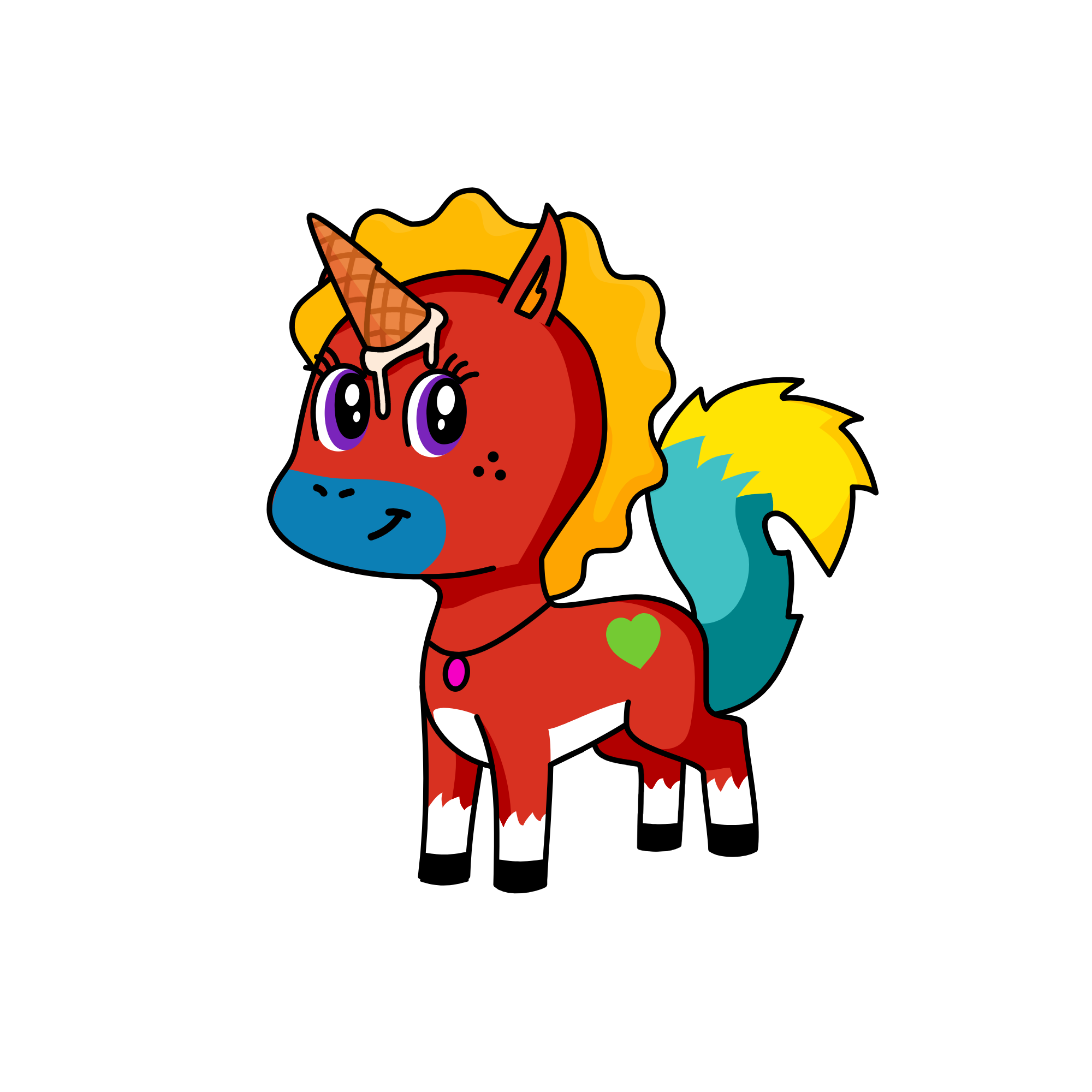 ICE CREAM , the unicorn