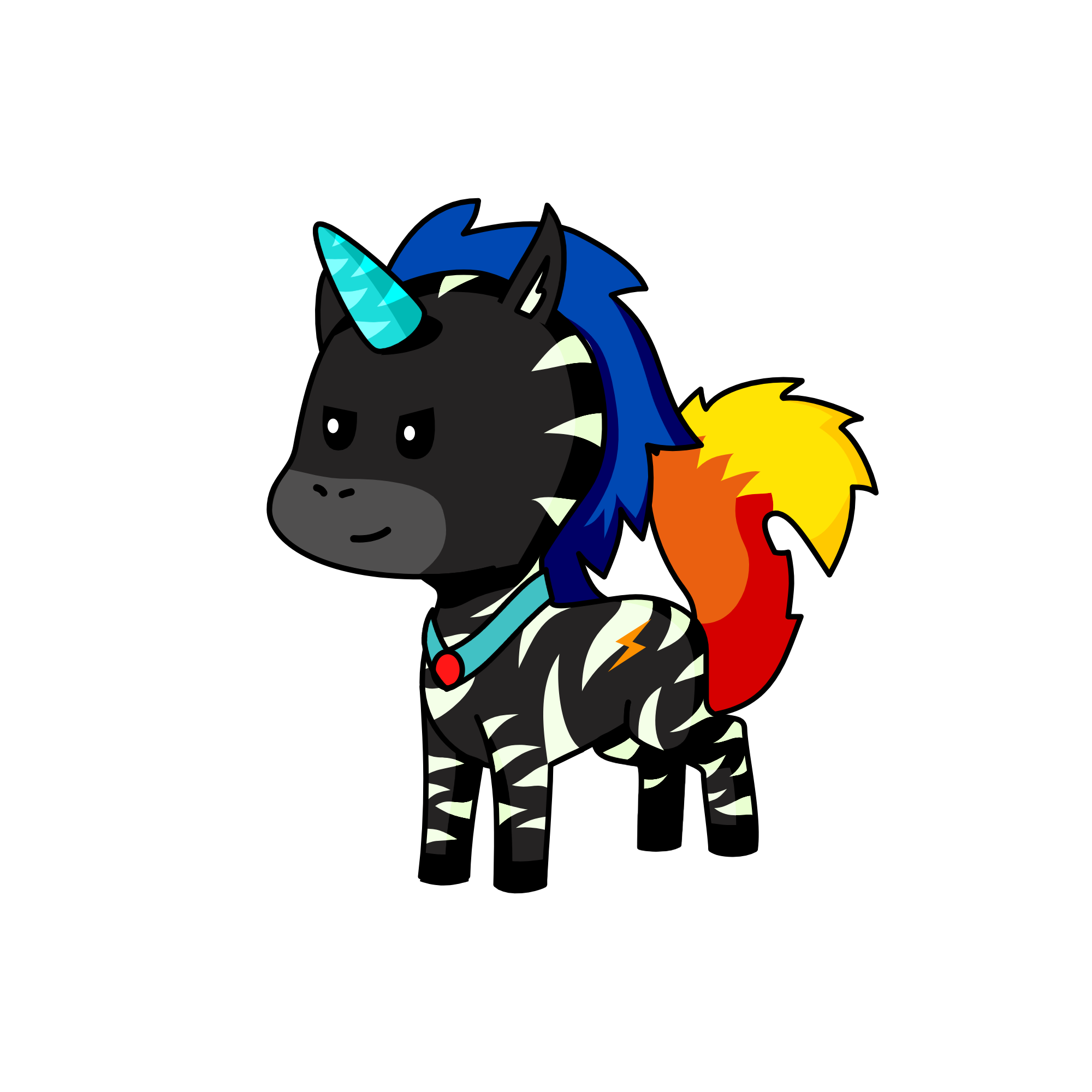 flame, the unicorn