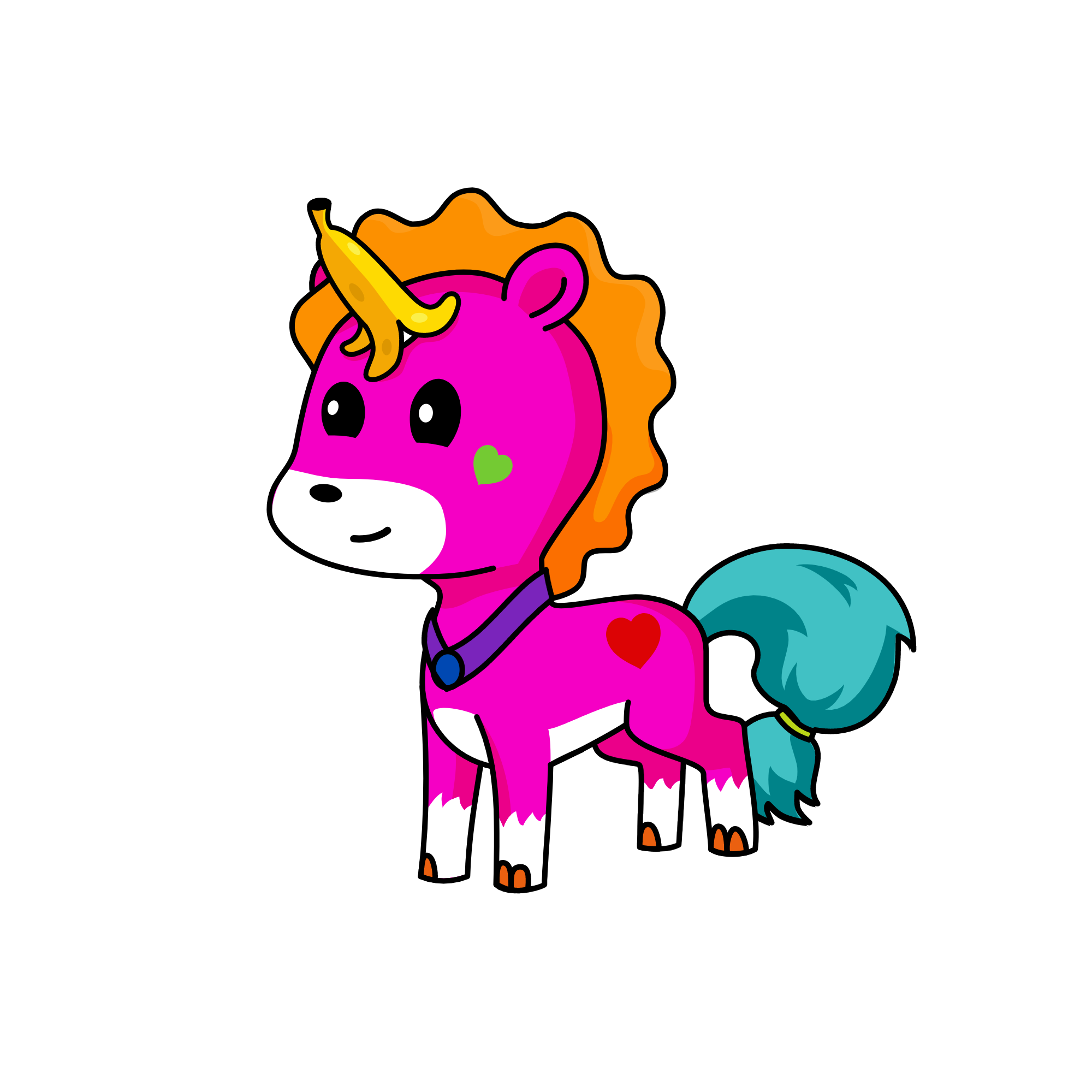 ICE QUEEN, the unicorn