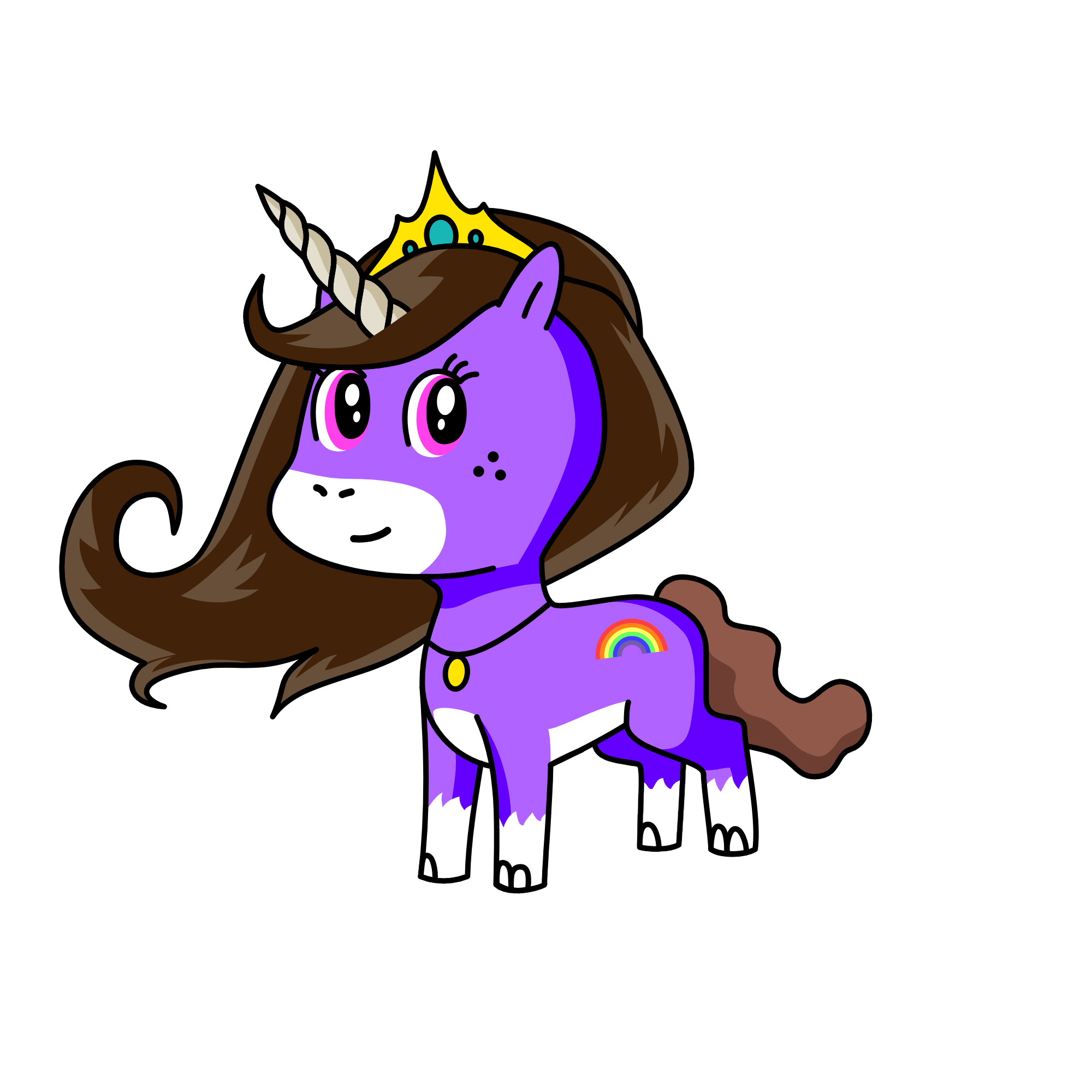 Princess Olivia, the unicorn