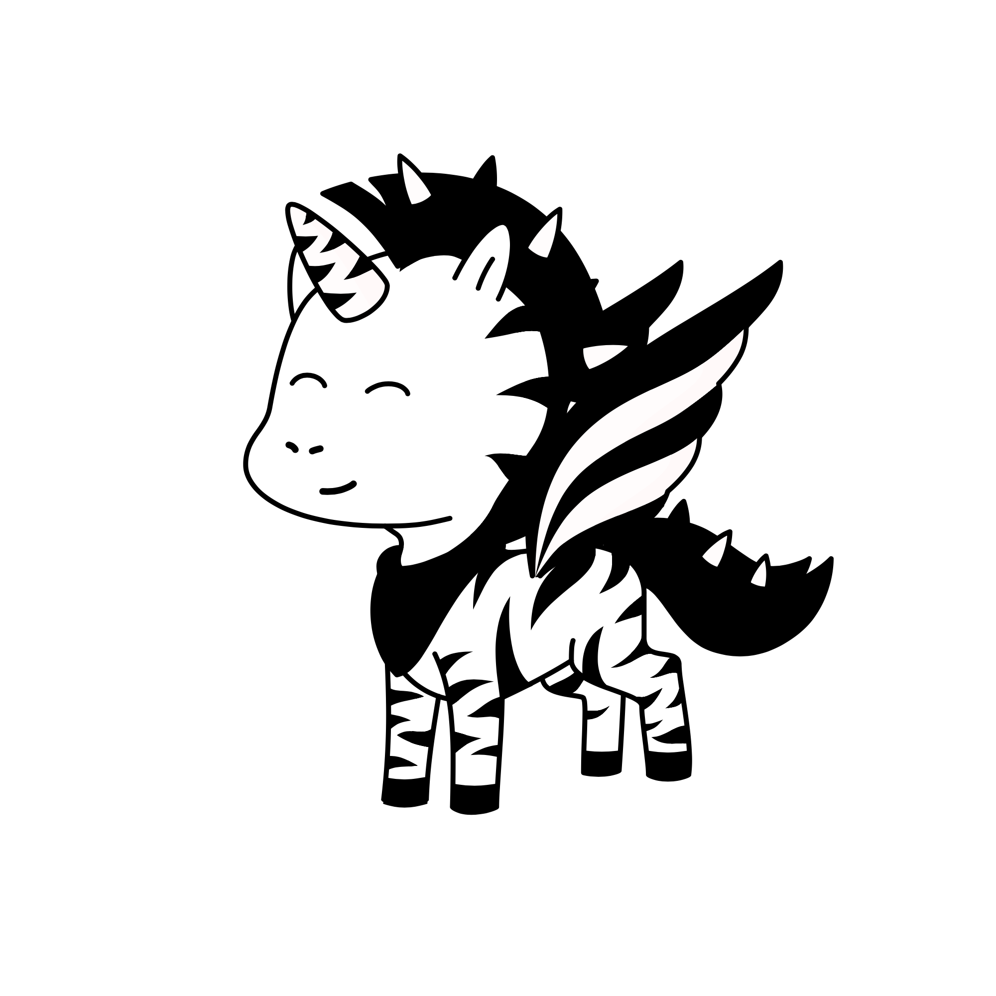 zeeeebrah, the unicorn
