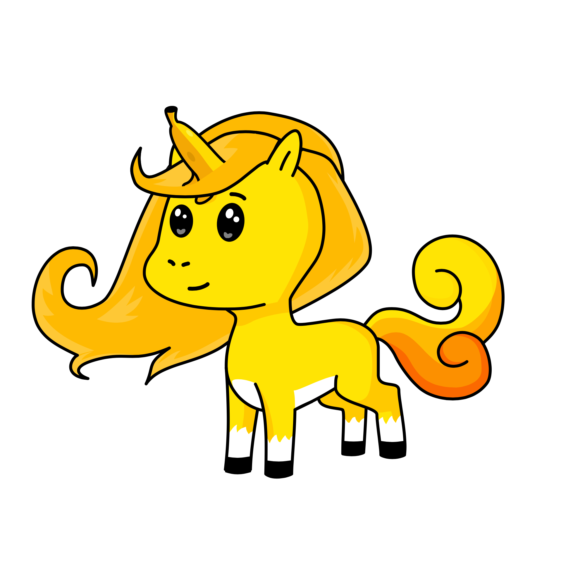 Banana Split, the unicorn