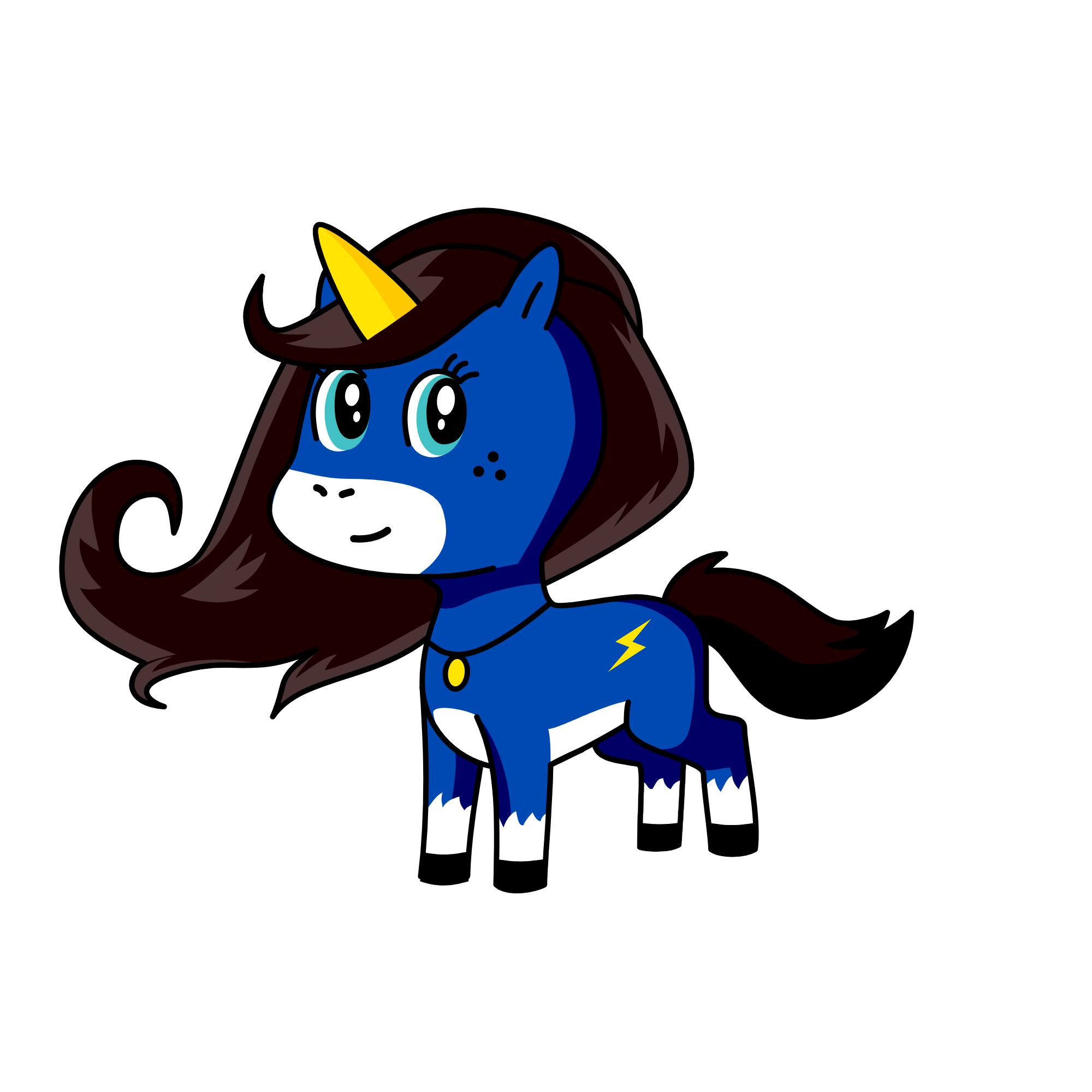 Midnight, the unicorn