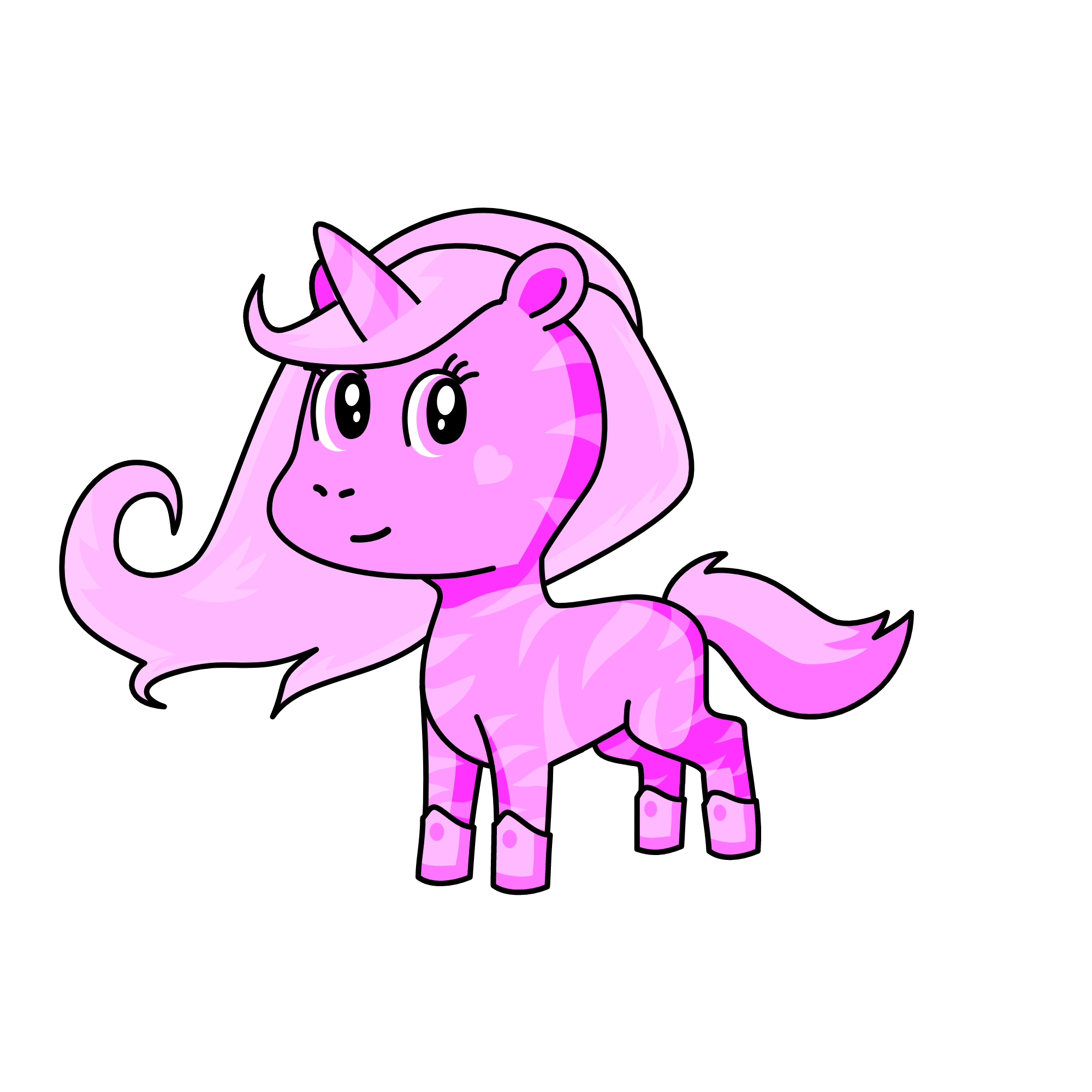 Princess Bubblegum Rosie, the unicorn