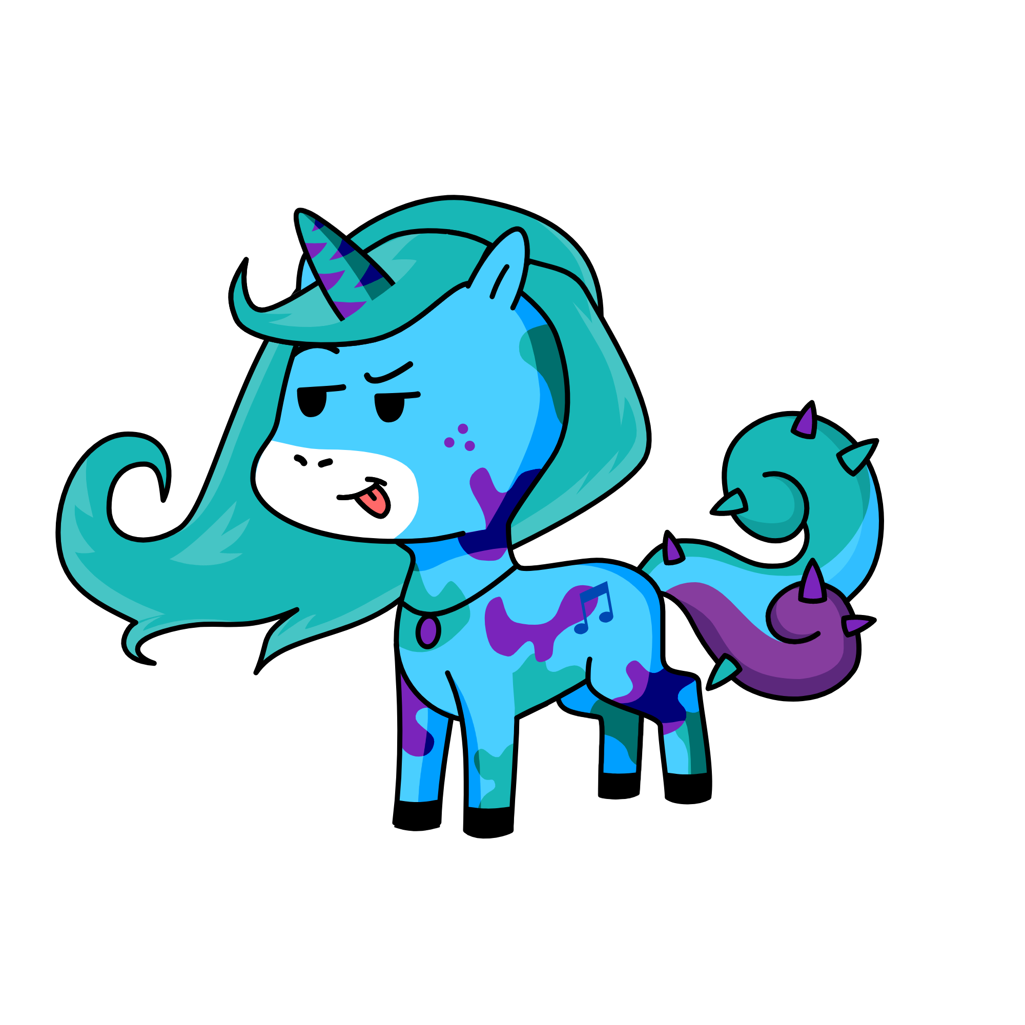 Ashley, the unicorn