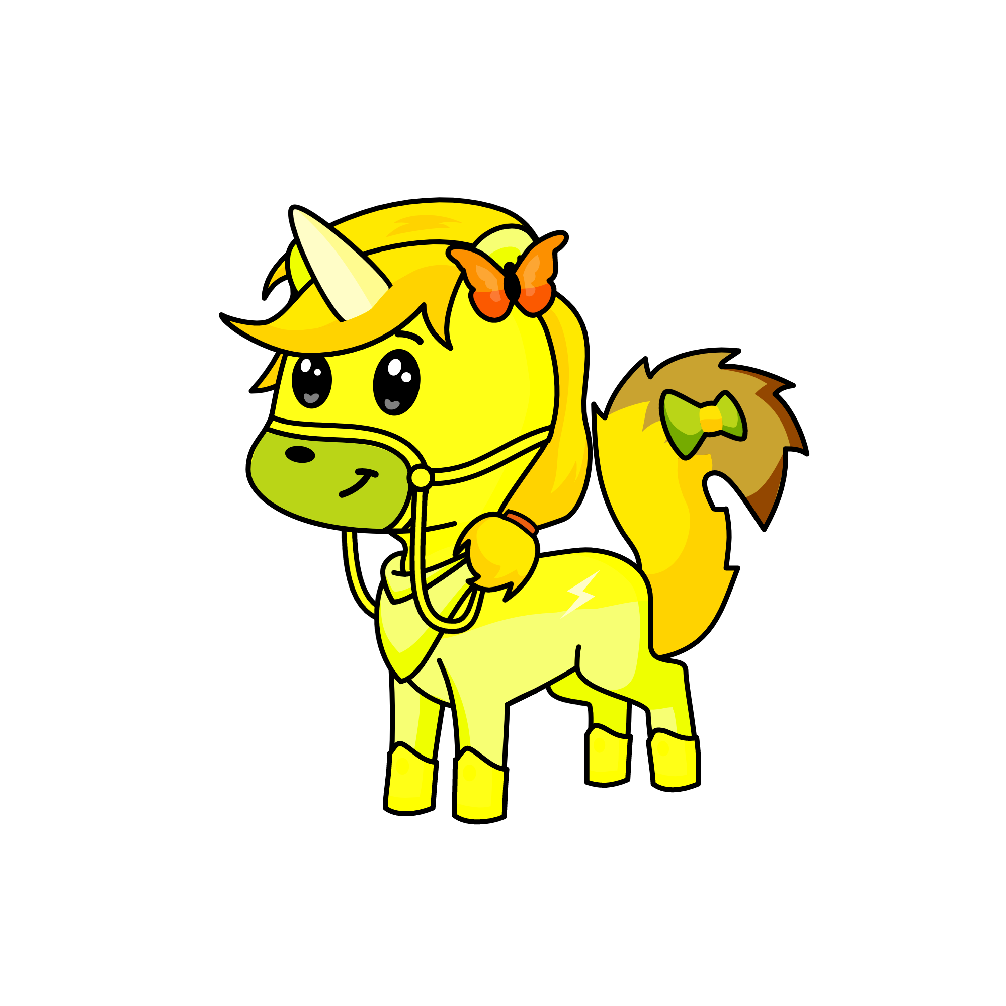 goldy, the unicorn