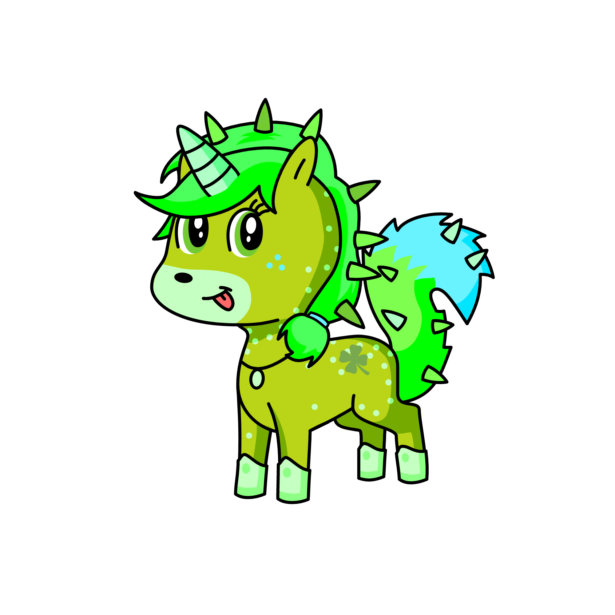 clover, the unicorn