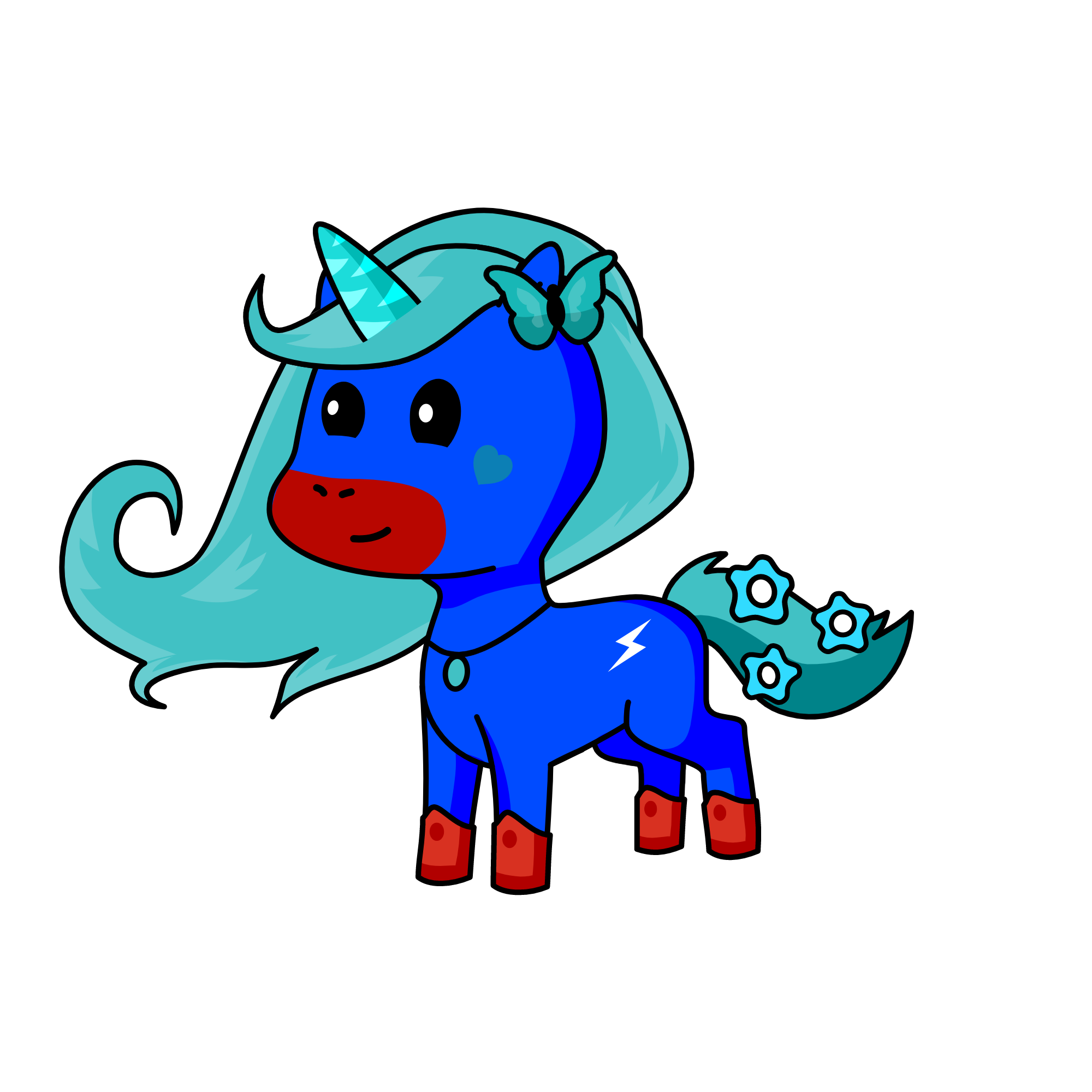 dasher, the unicorn