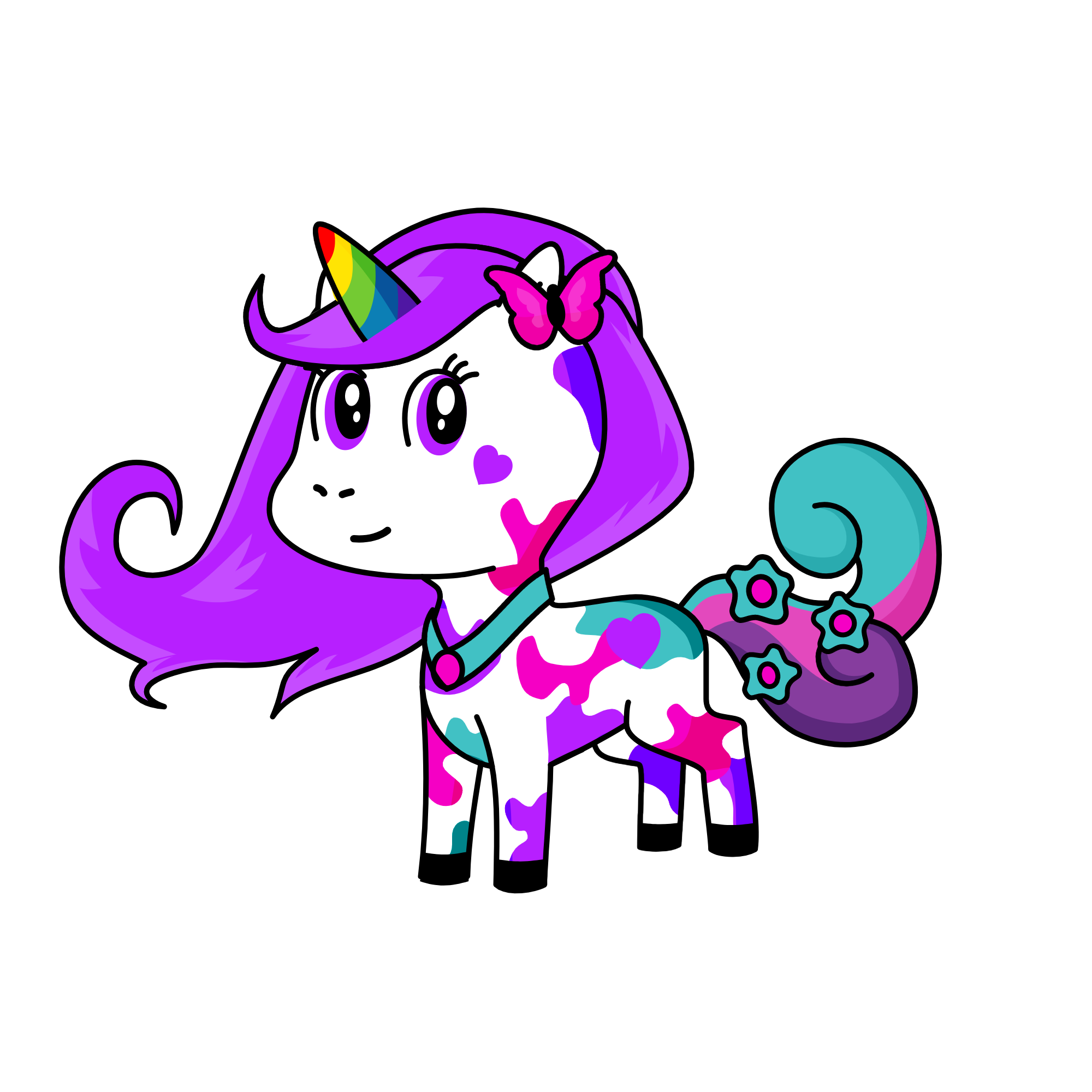 Marshmallow, the unicorn