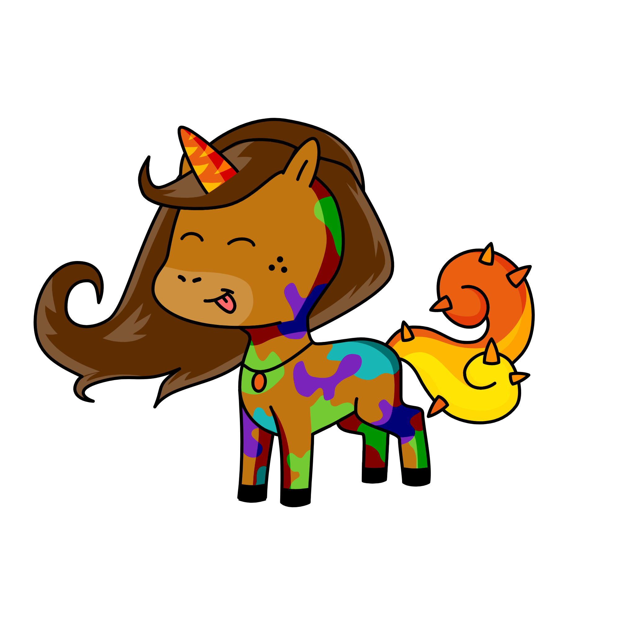 rainbow, the unicorn