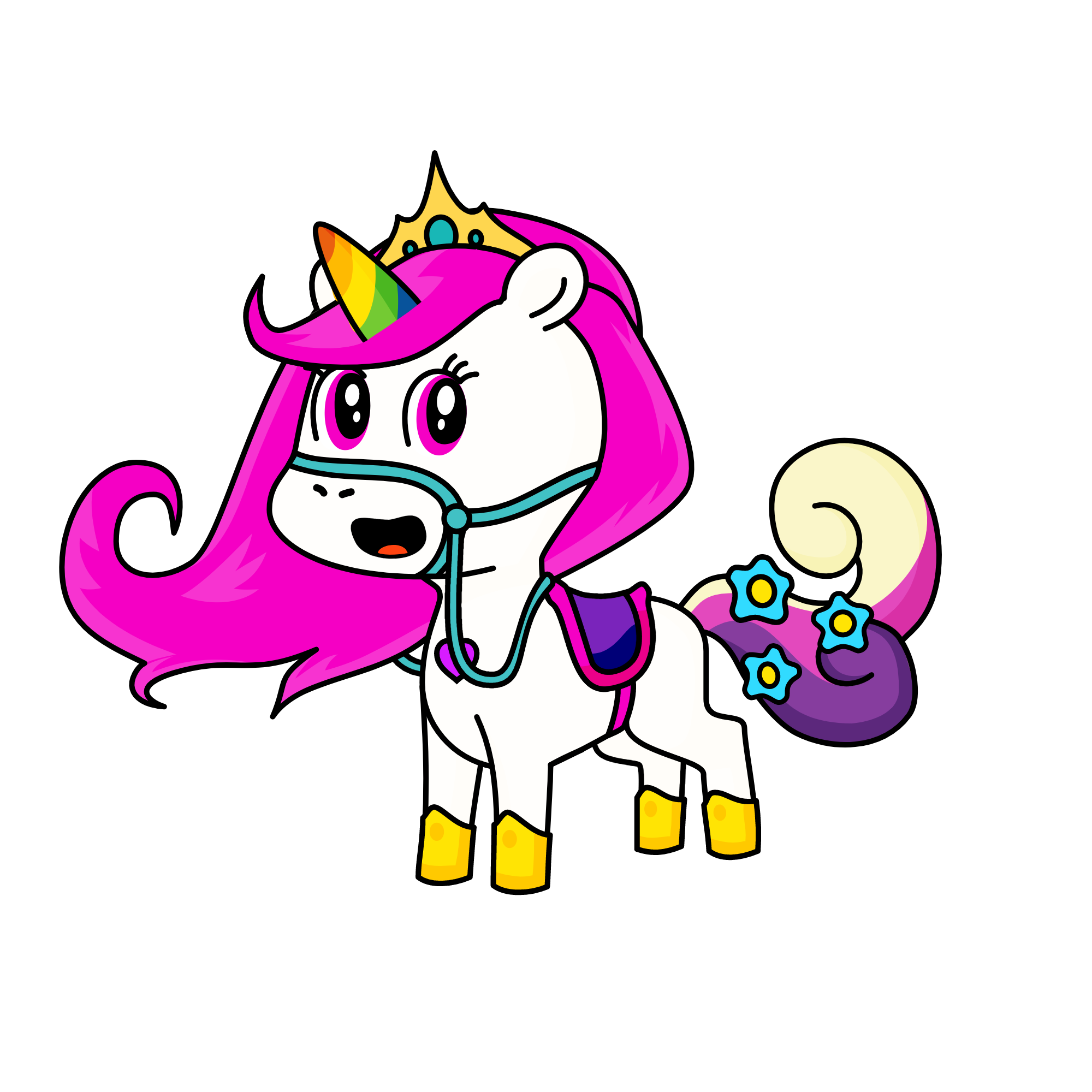 Marshmallow, the unicorn
