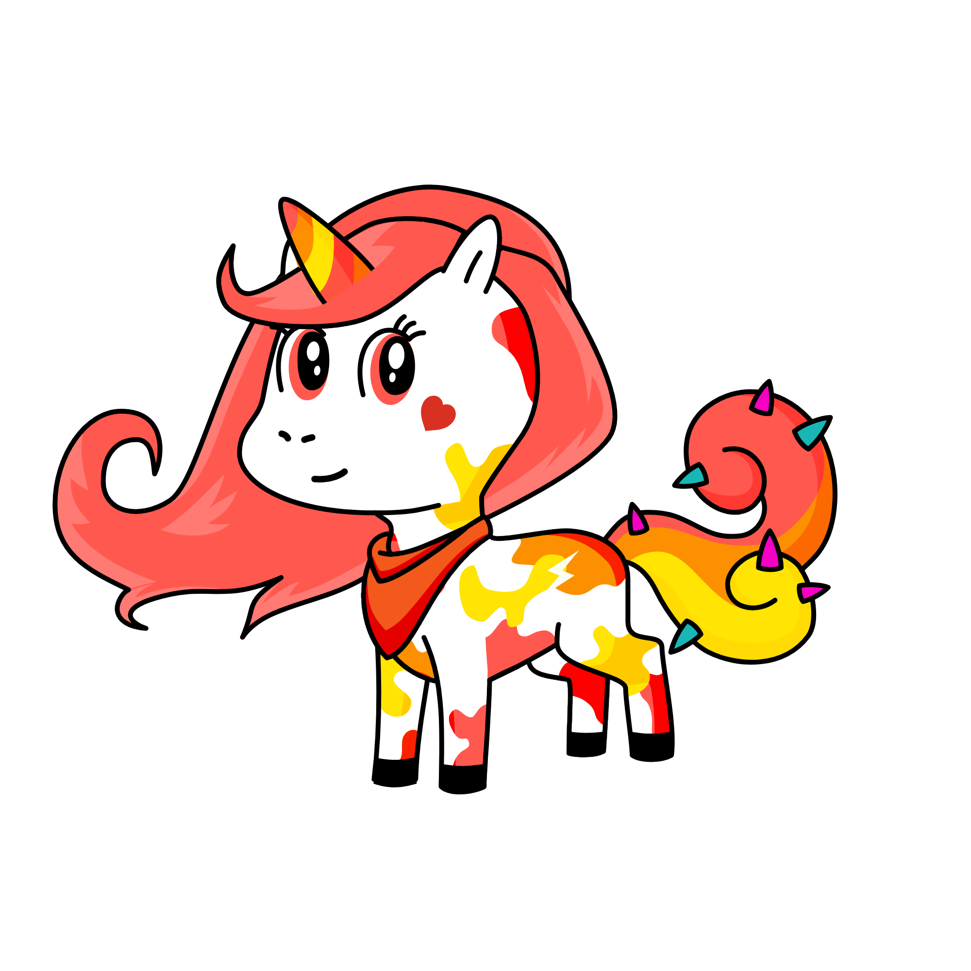 Sunshine, the unicorn