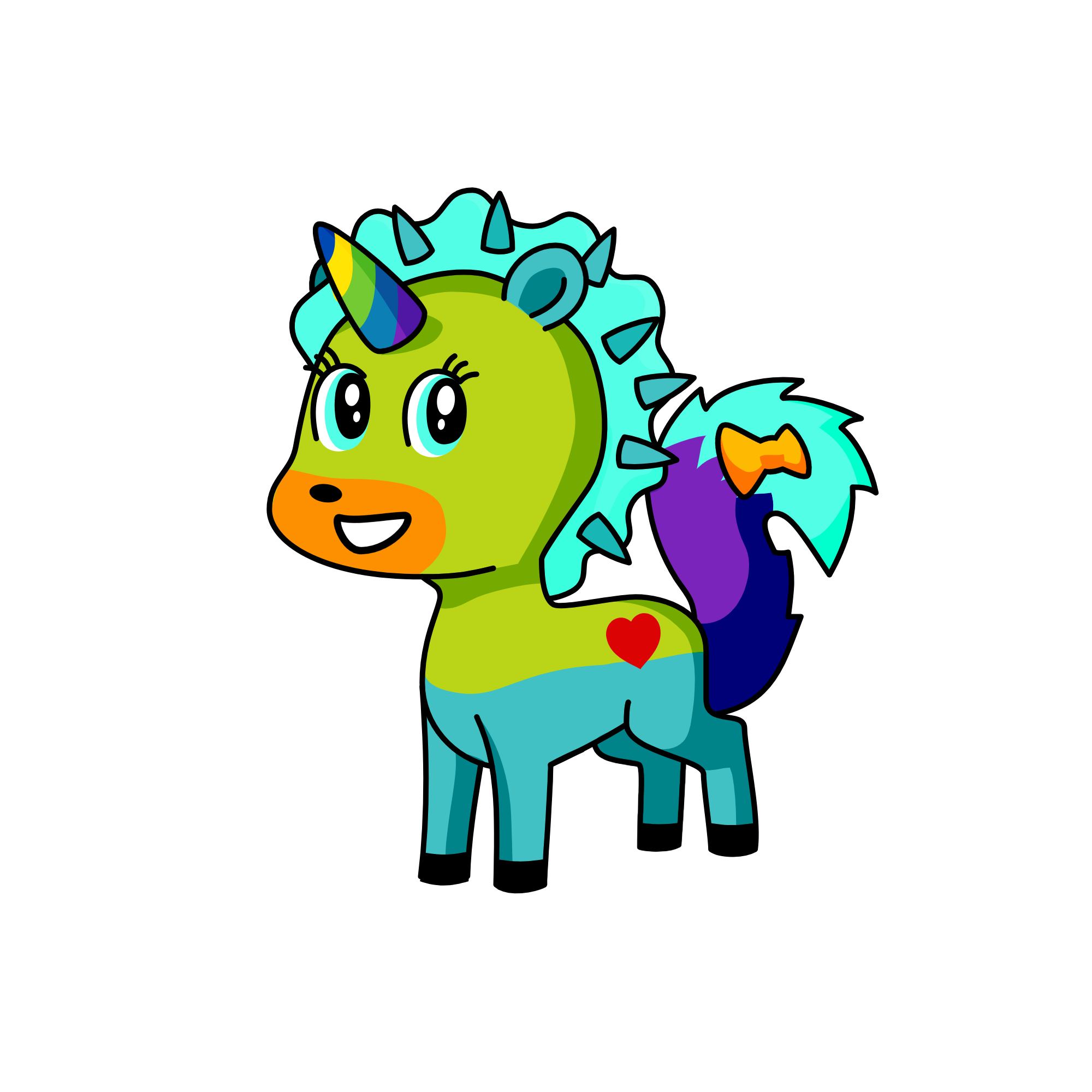 summer, the unicorn