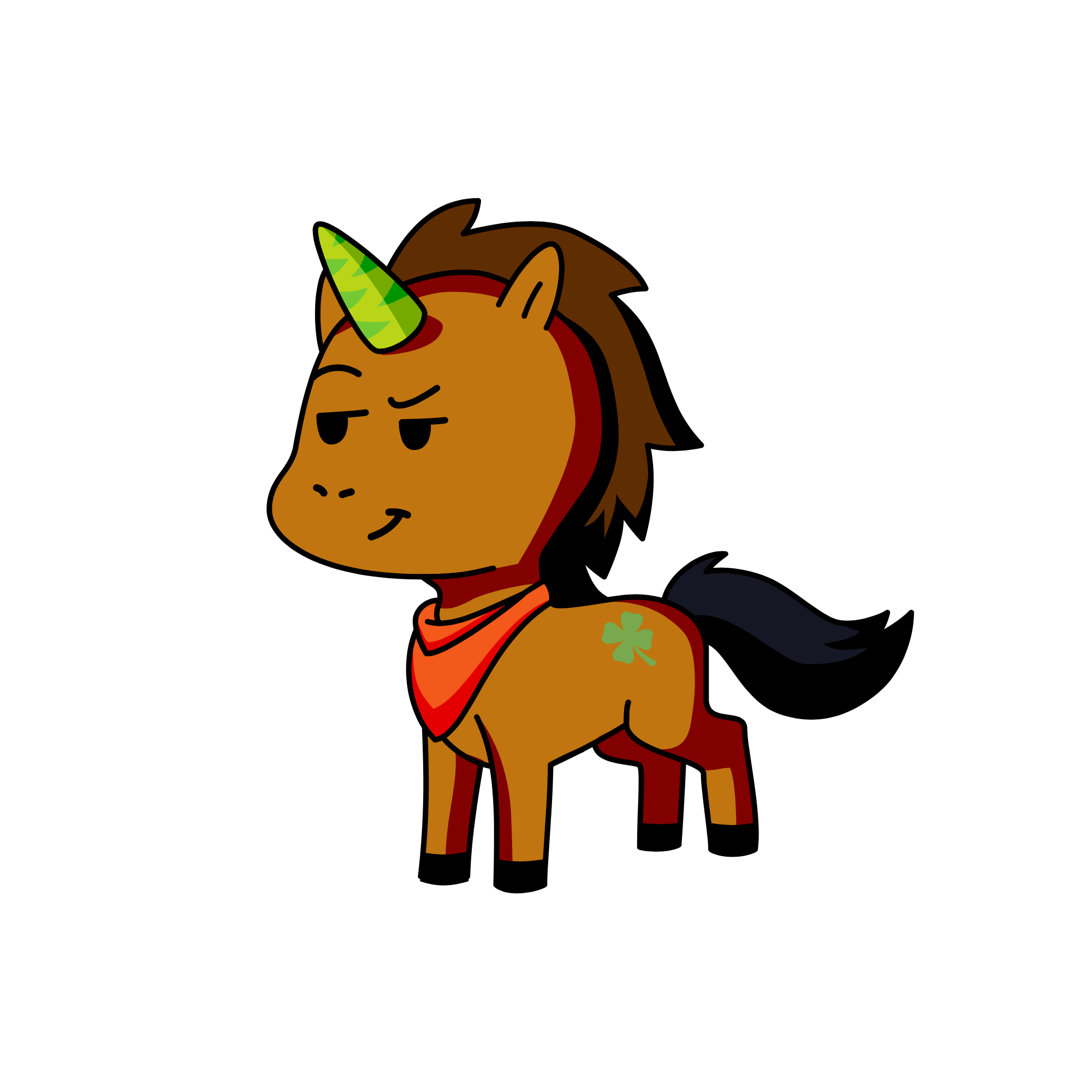 Lucky, the unicorn