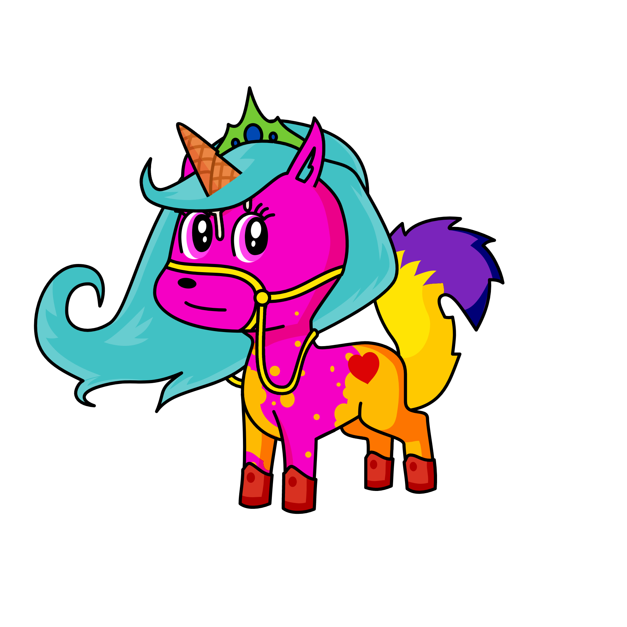 rainbow, the unicorn