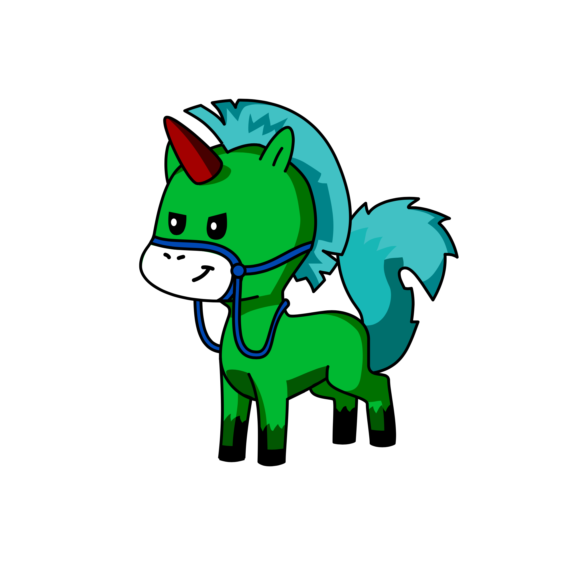 D-Dude, the unicorn