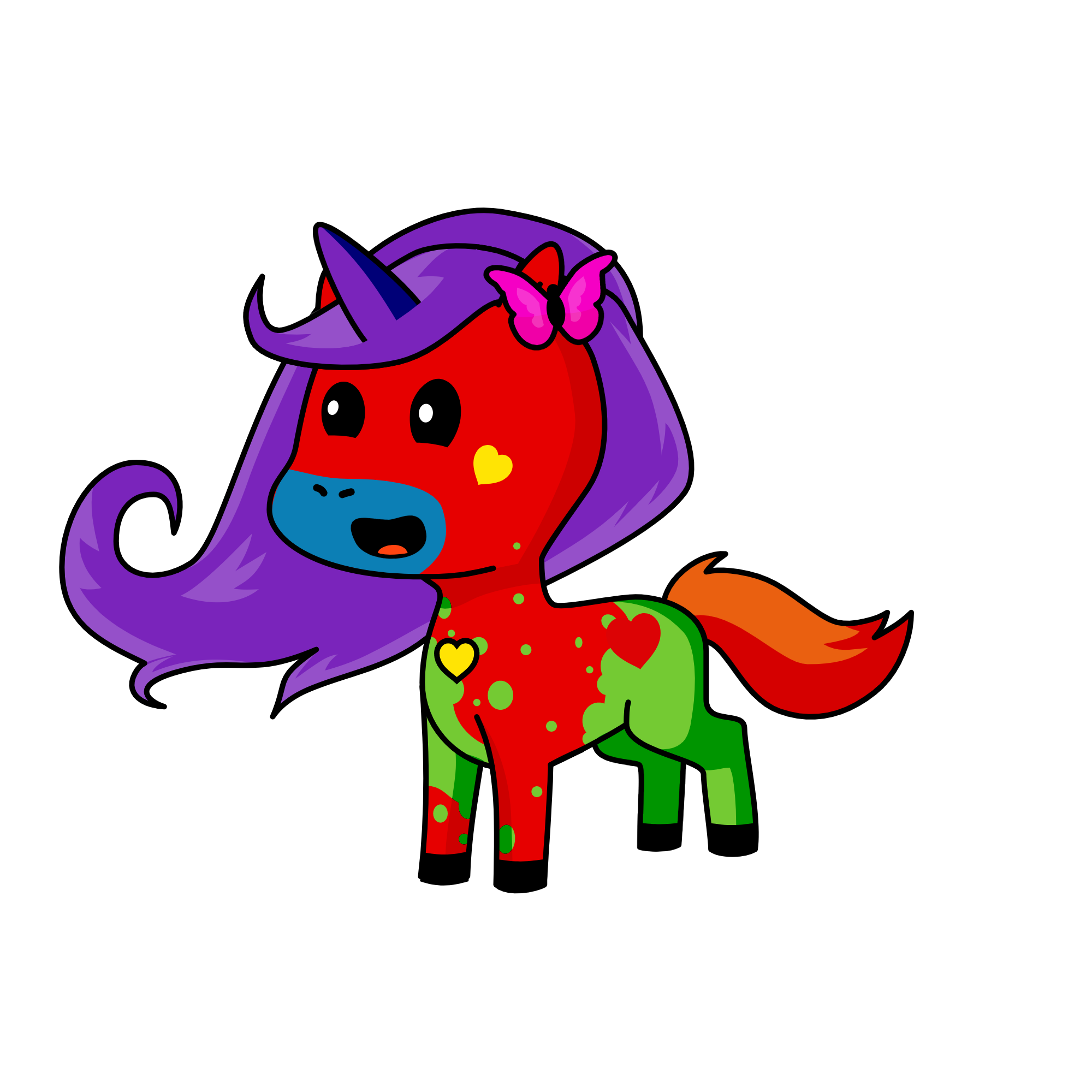 rainbow, the unicorn