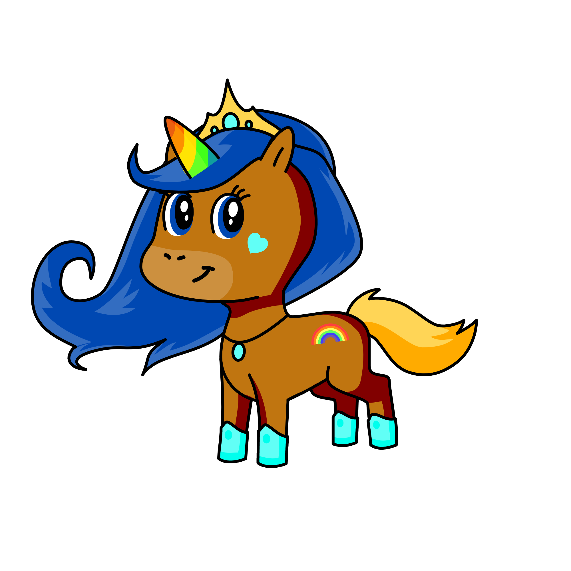 Jolly Golden Twinkie, the unicorn