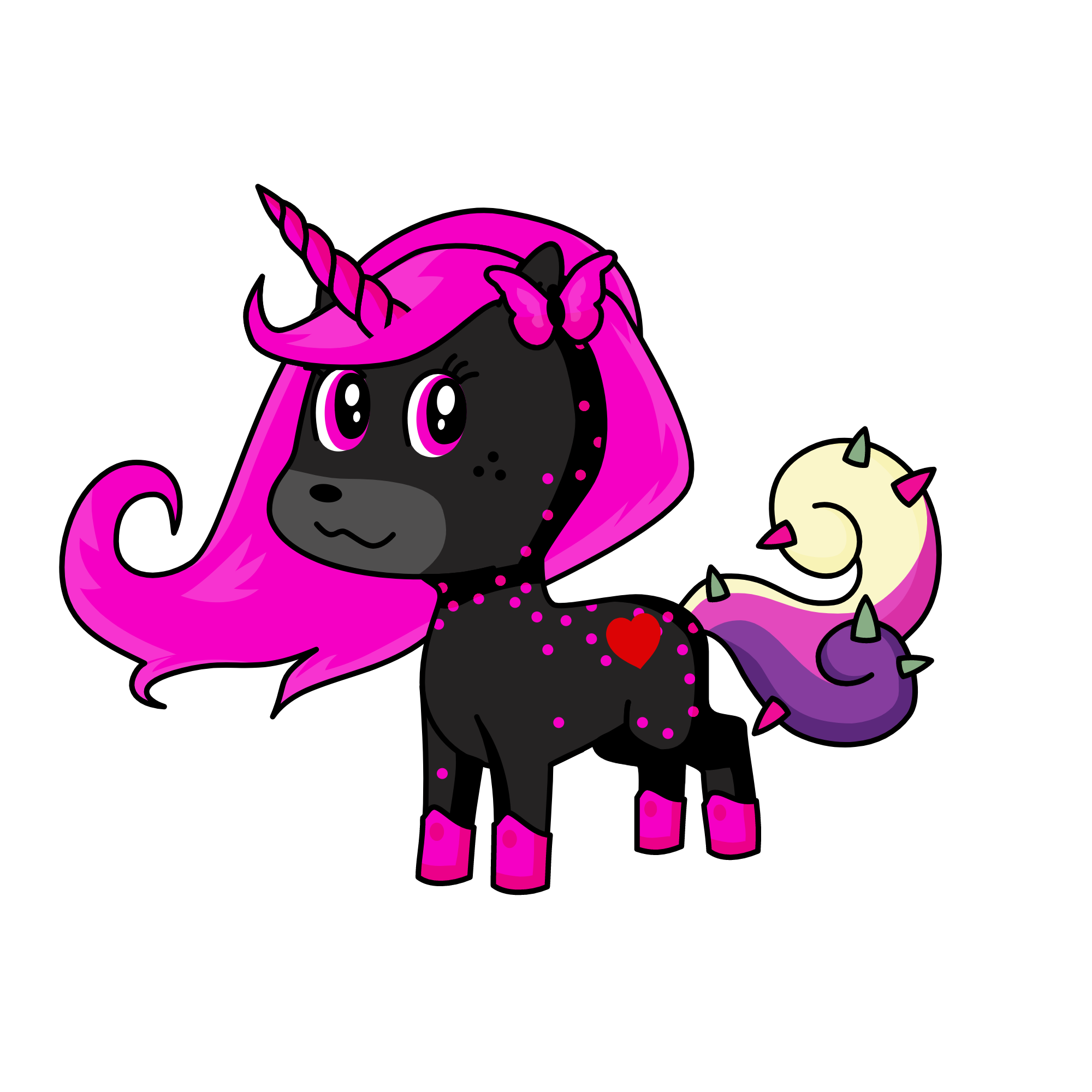 pinky, the unicorn