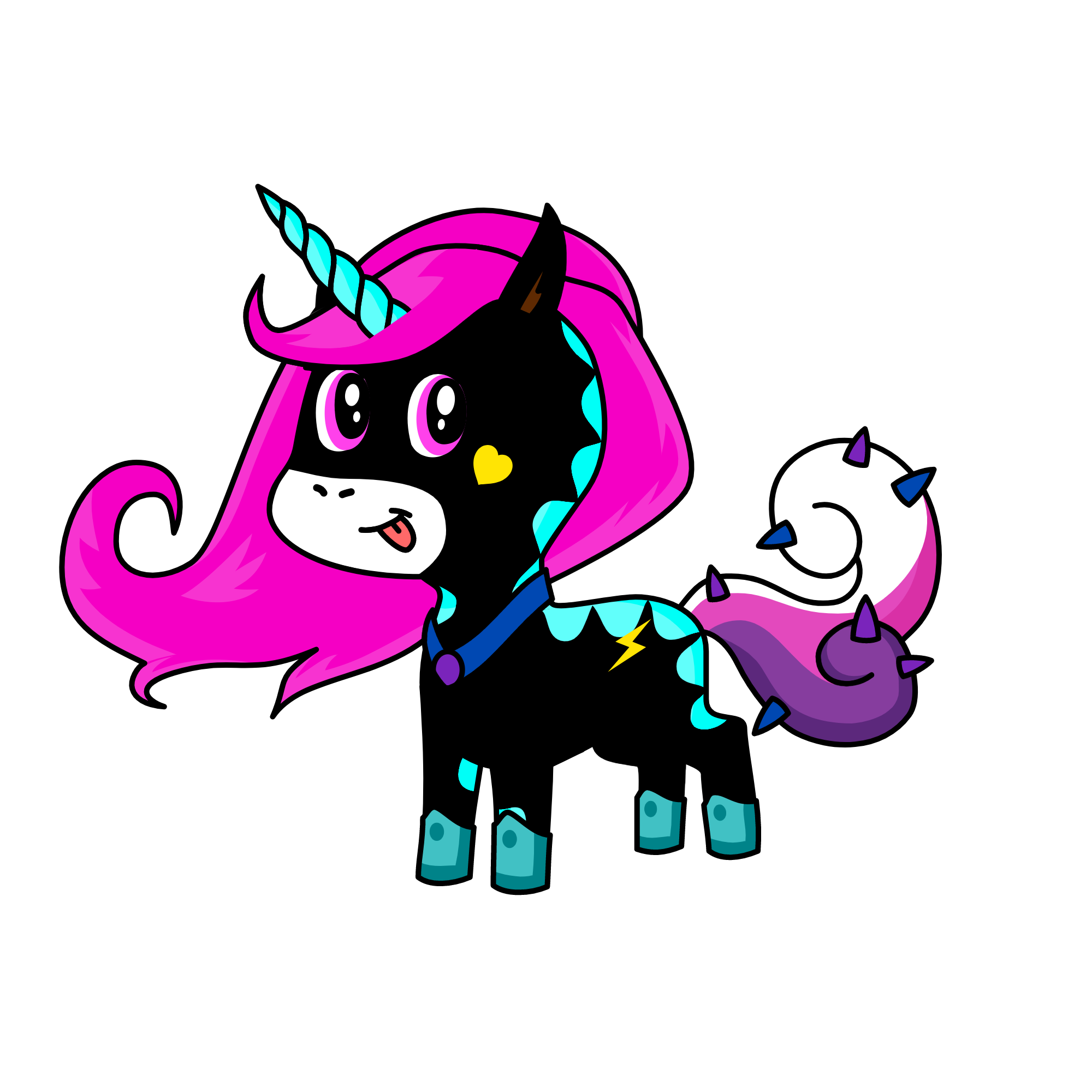 Lunar, the unicorn