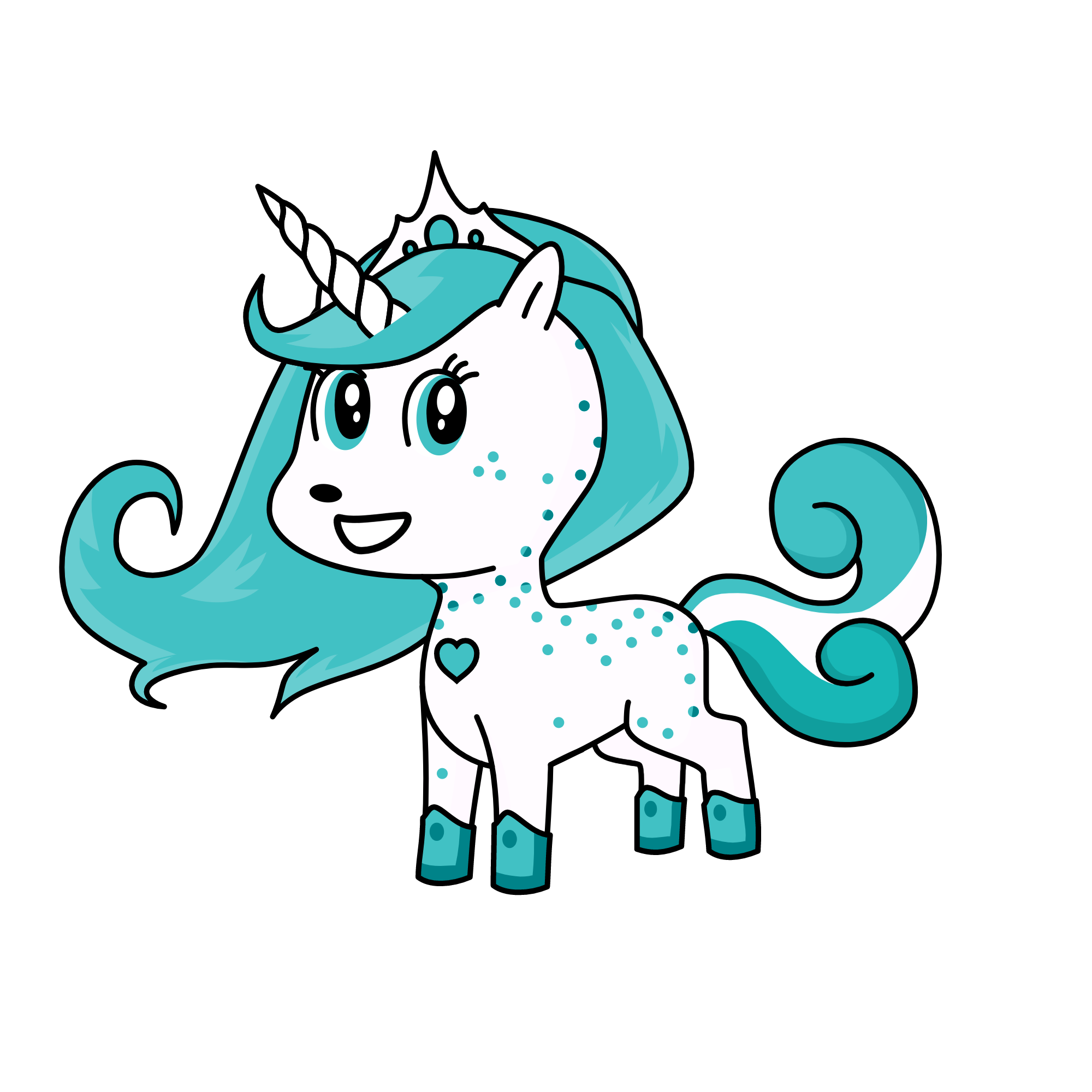 Snowy, the unicorn