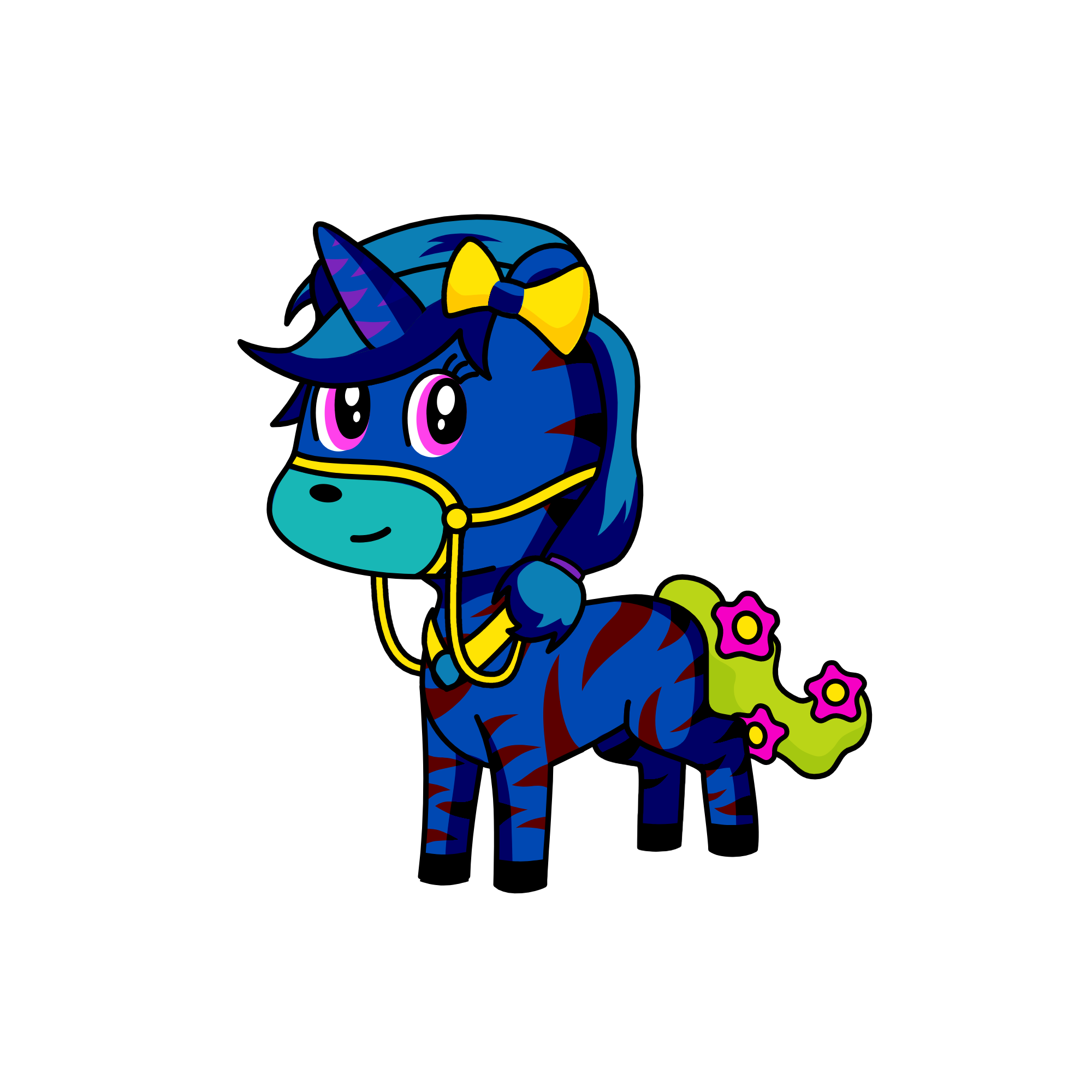 blacky, the unicorn