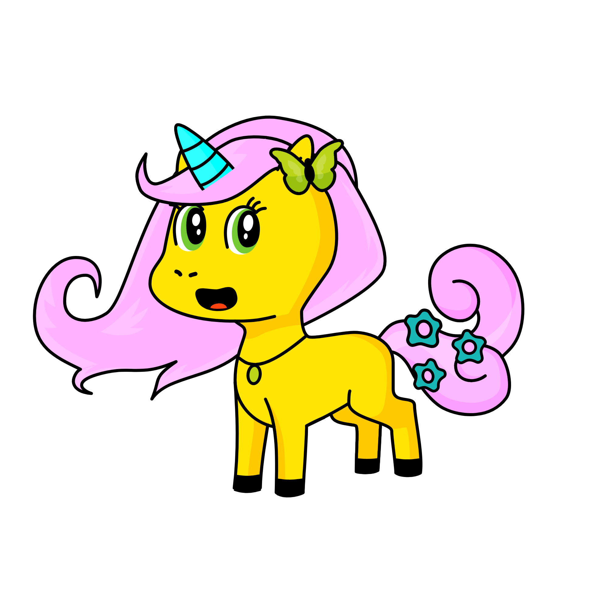 Spring, the unicorn