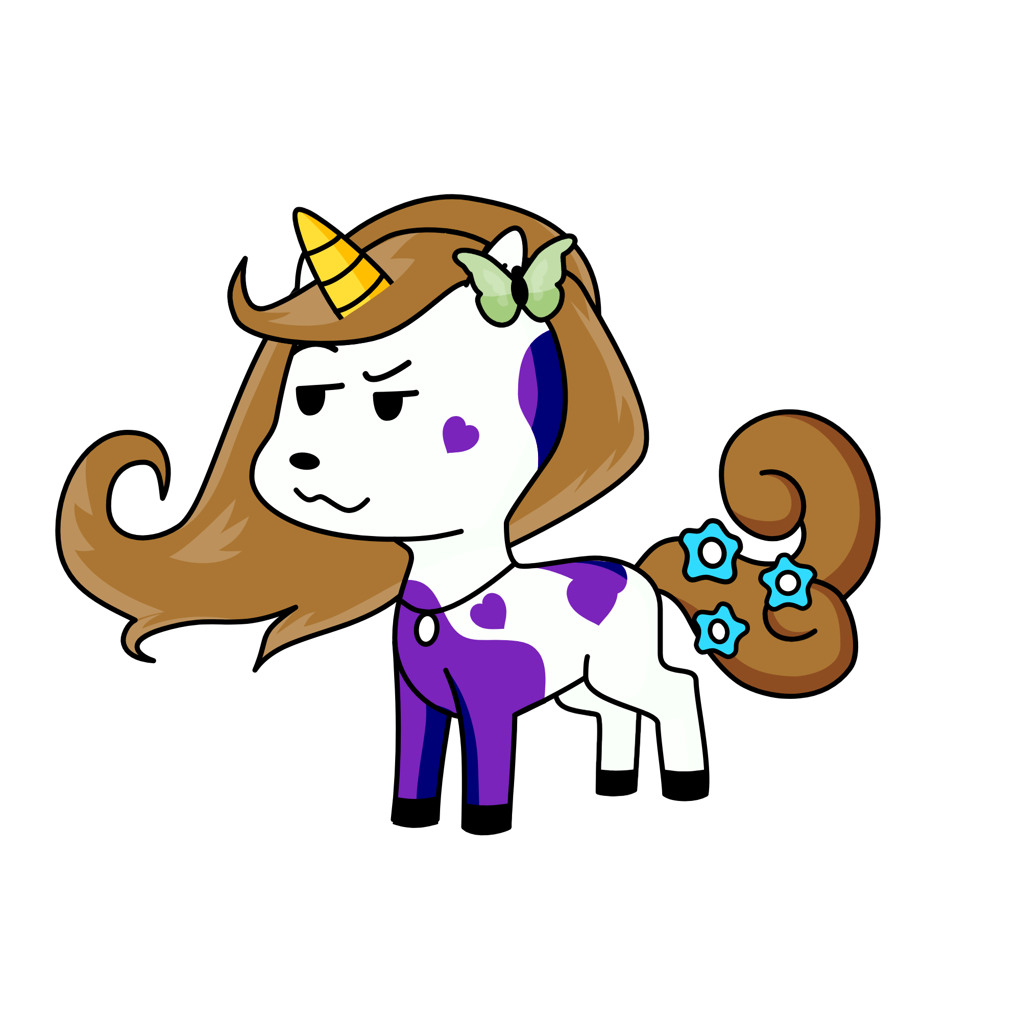 Paint, the unicorn