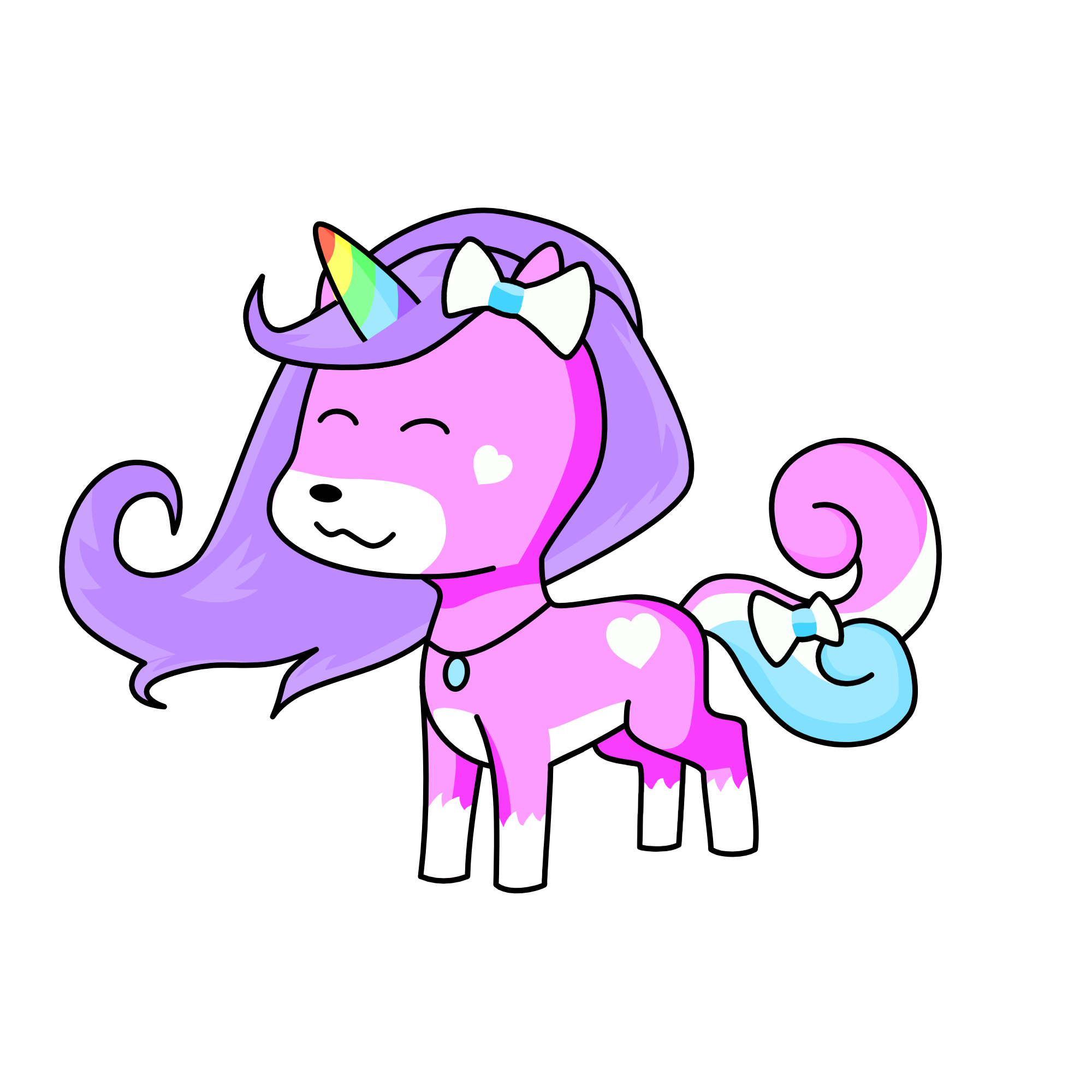 Candy, the unicorn