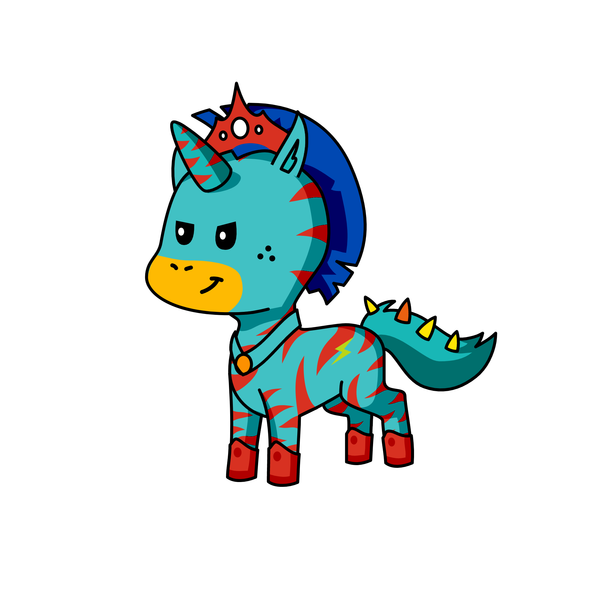 run, the unicorn