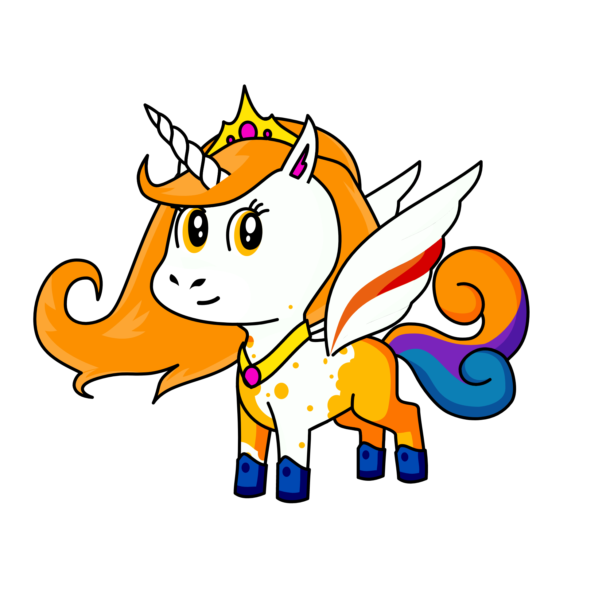 Queen Galaxia, the unicorn