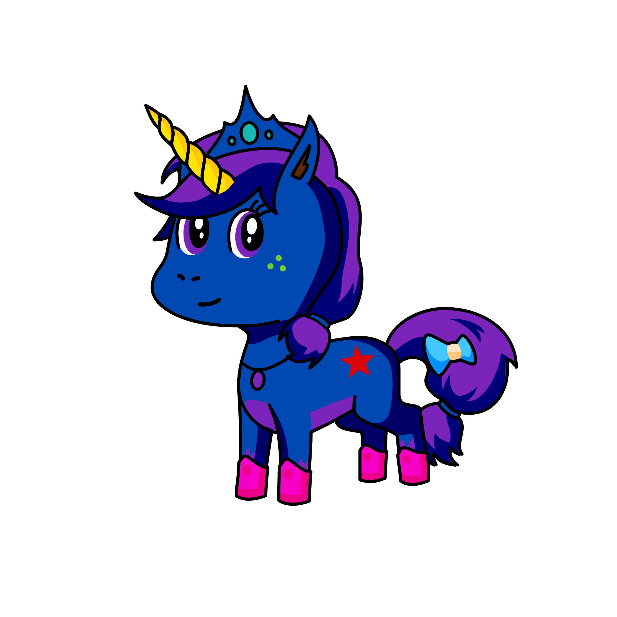 snow queen, the unicorn