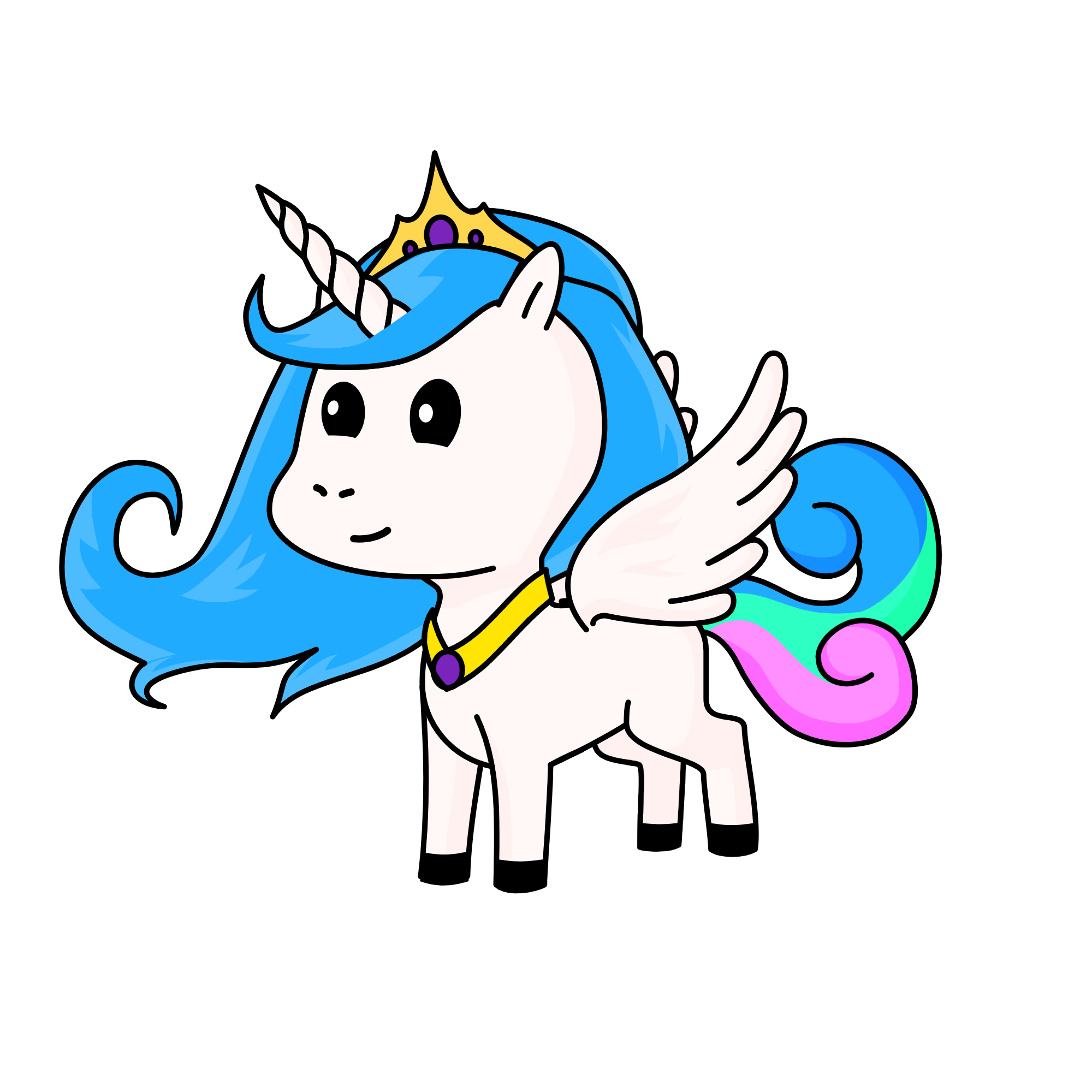 Princess Celestia, the unicorn