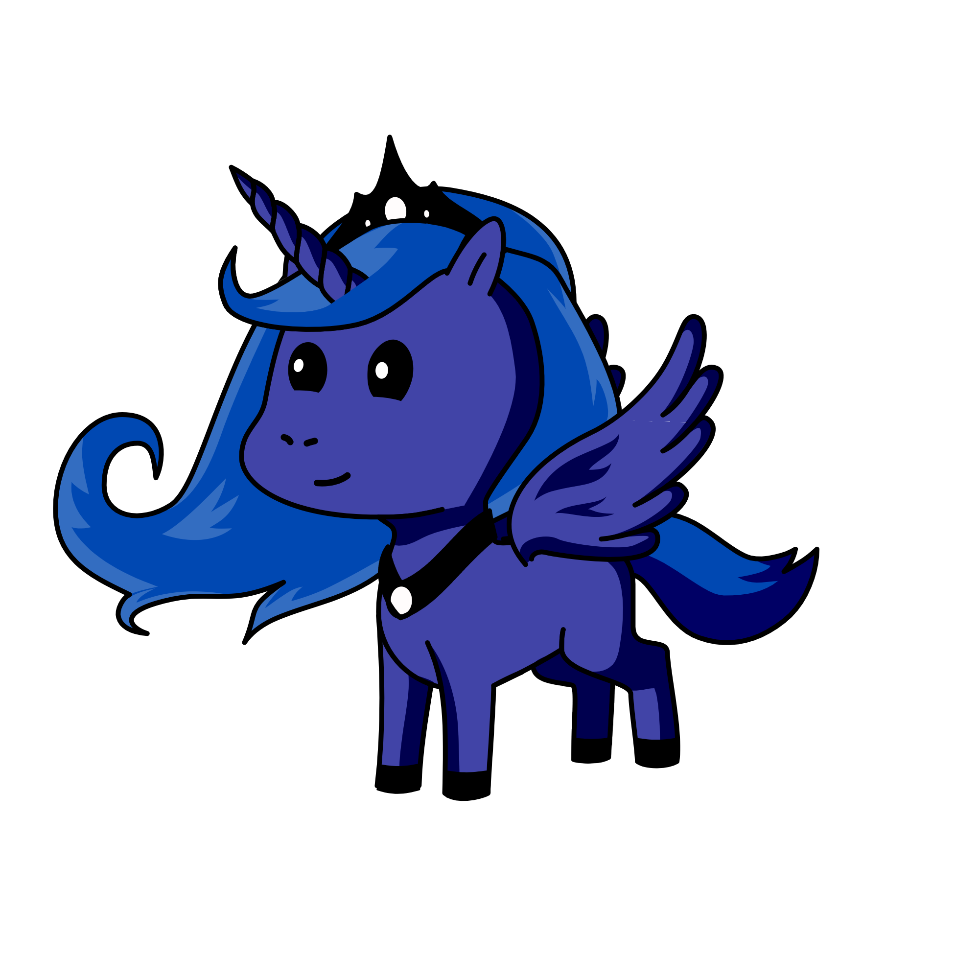 Princess Luna, the unicorn