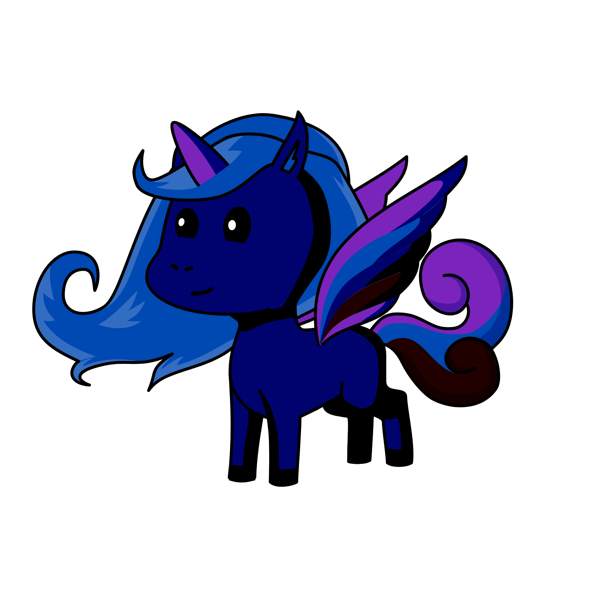 Snow Spirit, the unicorn
