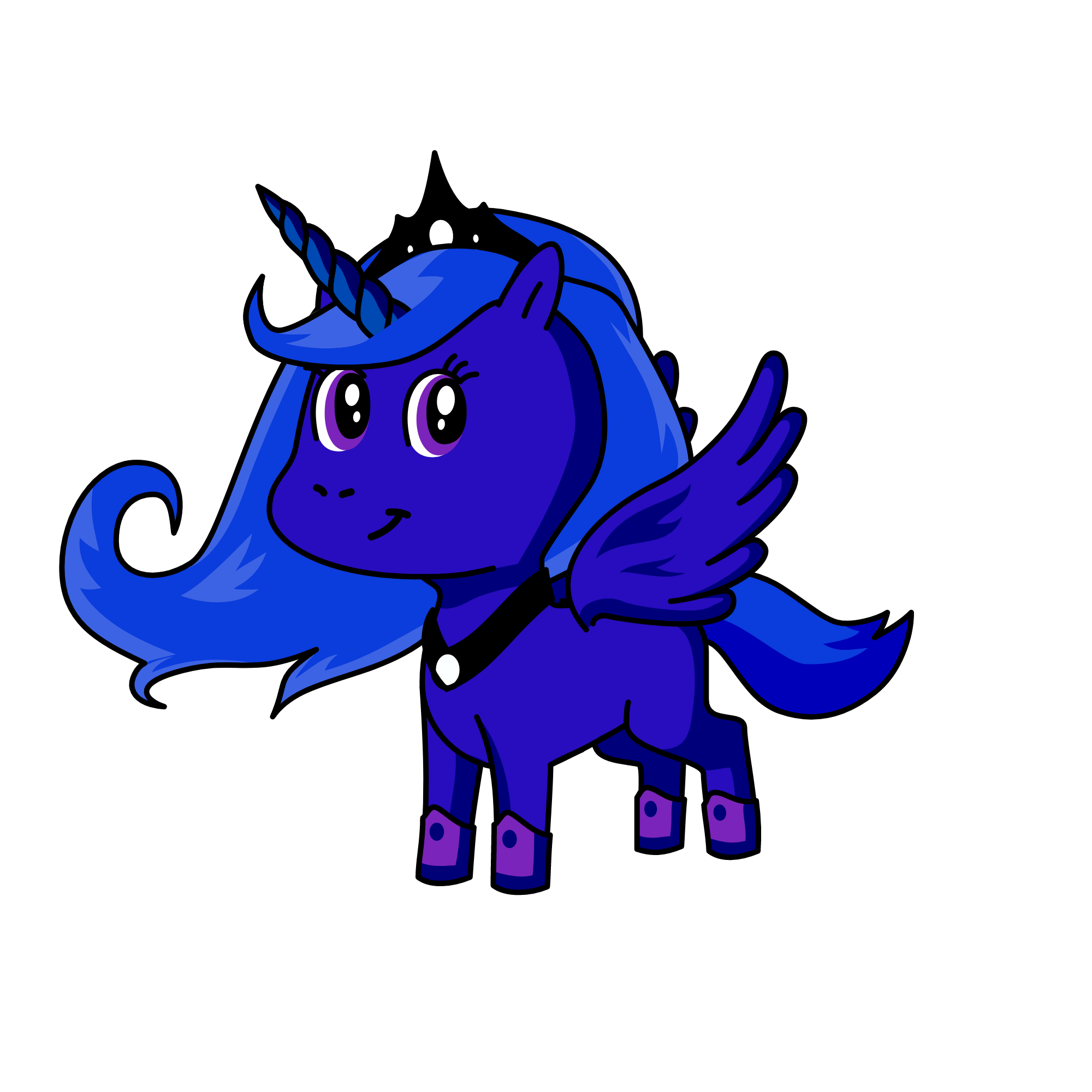 Pricesa Luna , the unicorn