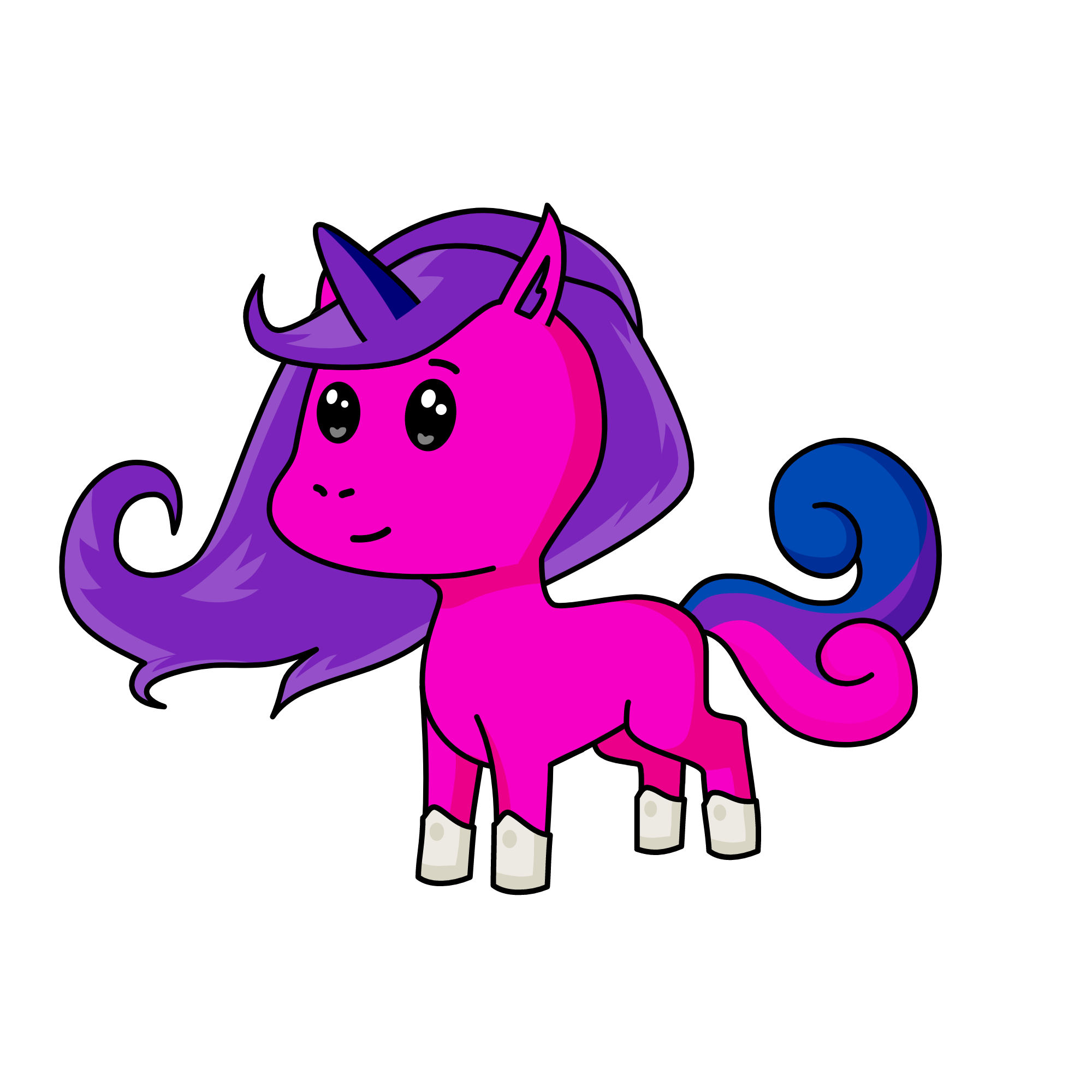 Glow Star, the unicorn