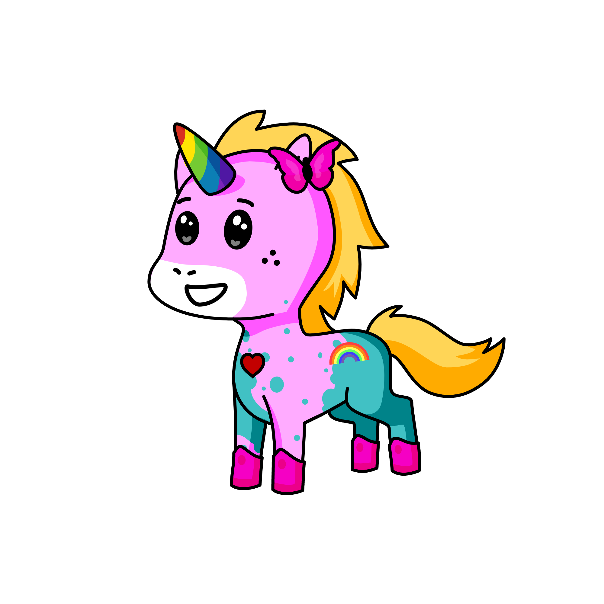 Rainy, the unicorn