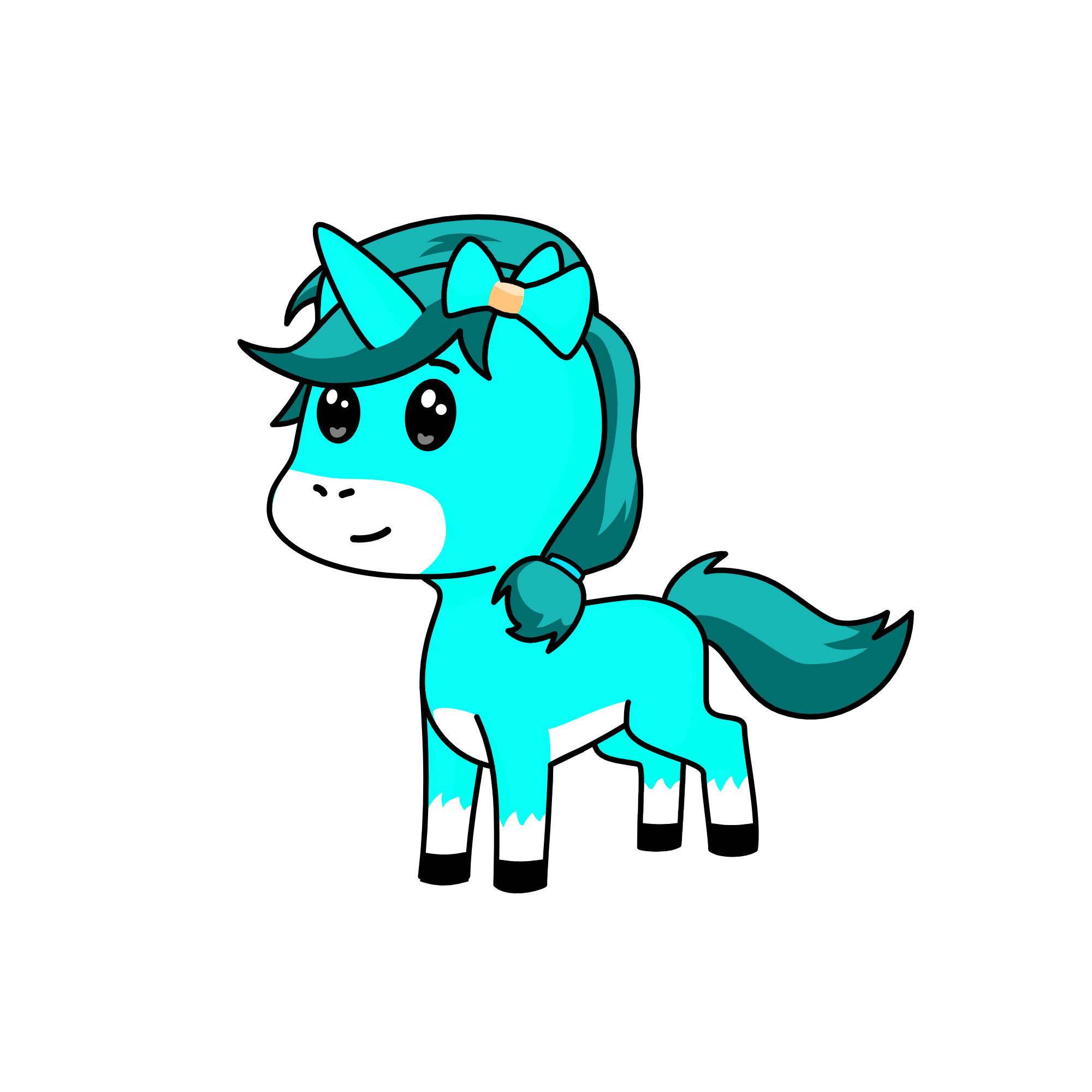 Ocean_the_Pony_Gamer_A, the unicorn