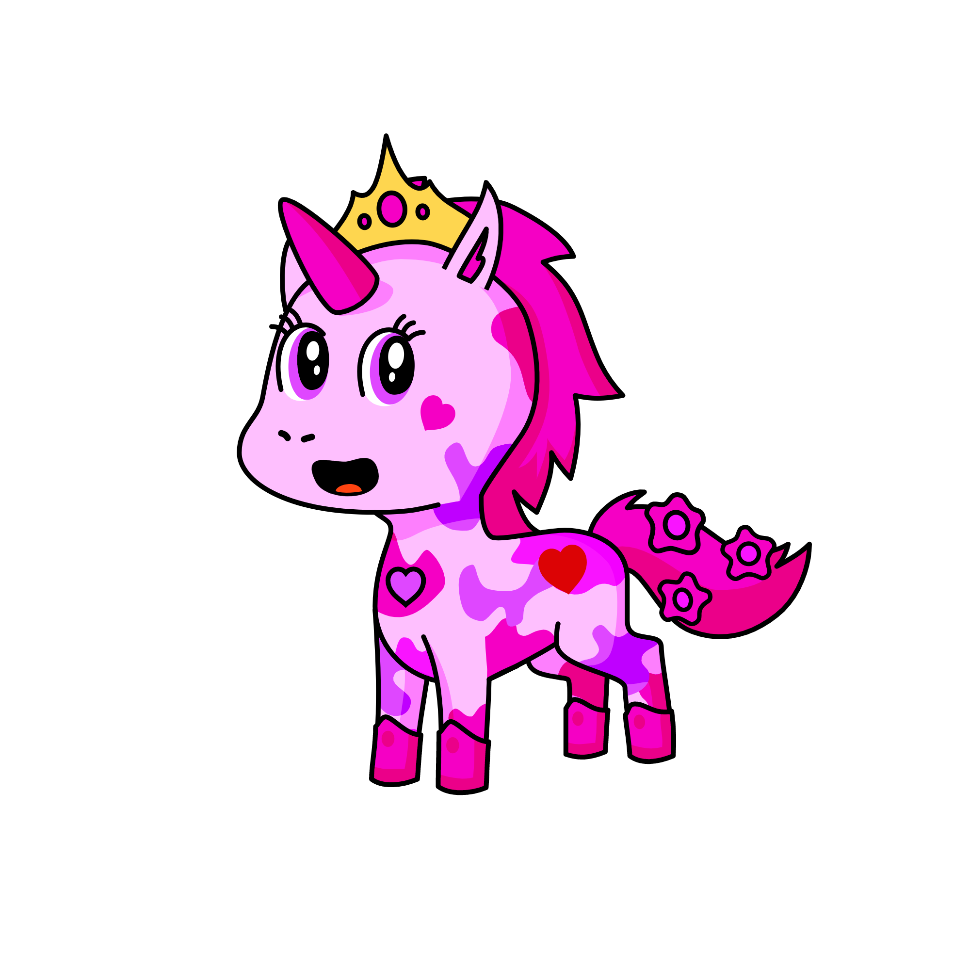 pinky, the unicorn
