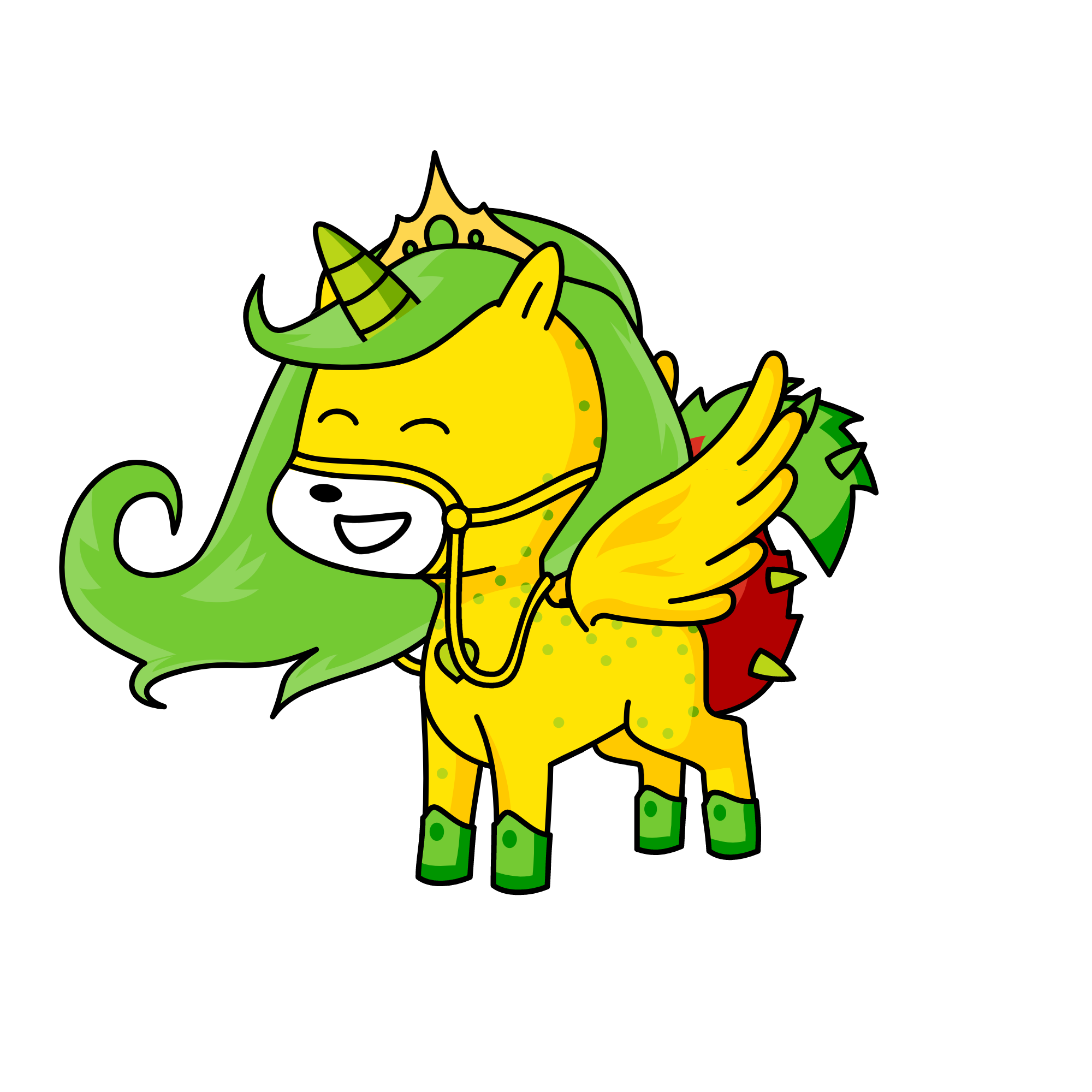 grassynama, the unicorn