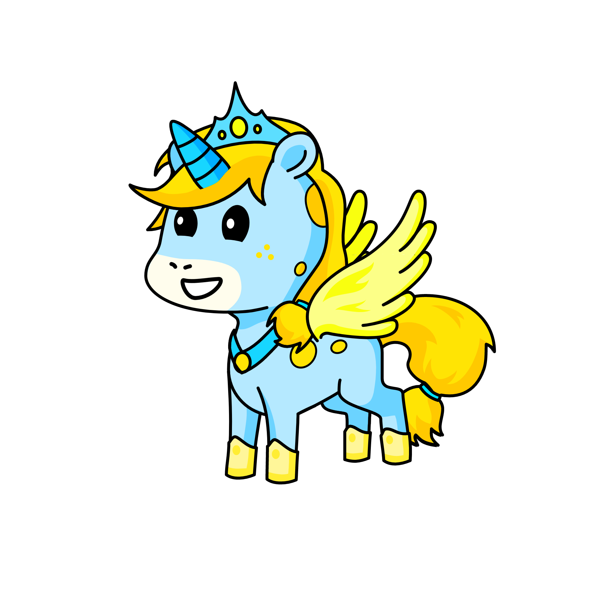 Sky, the unicorn