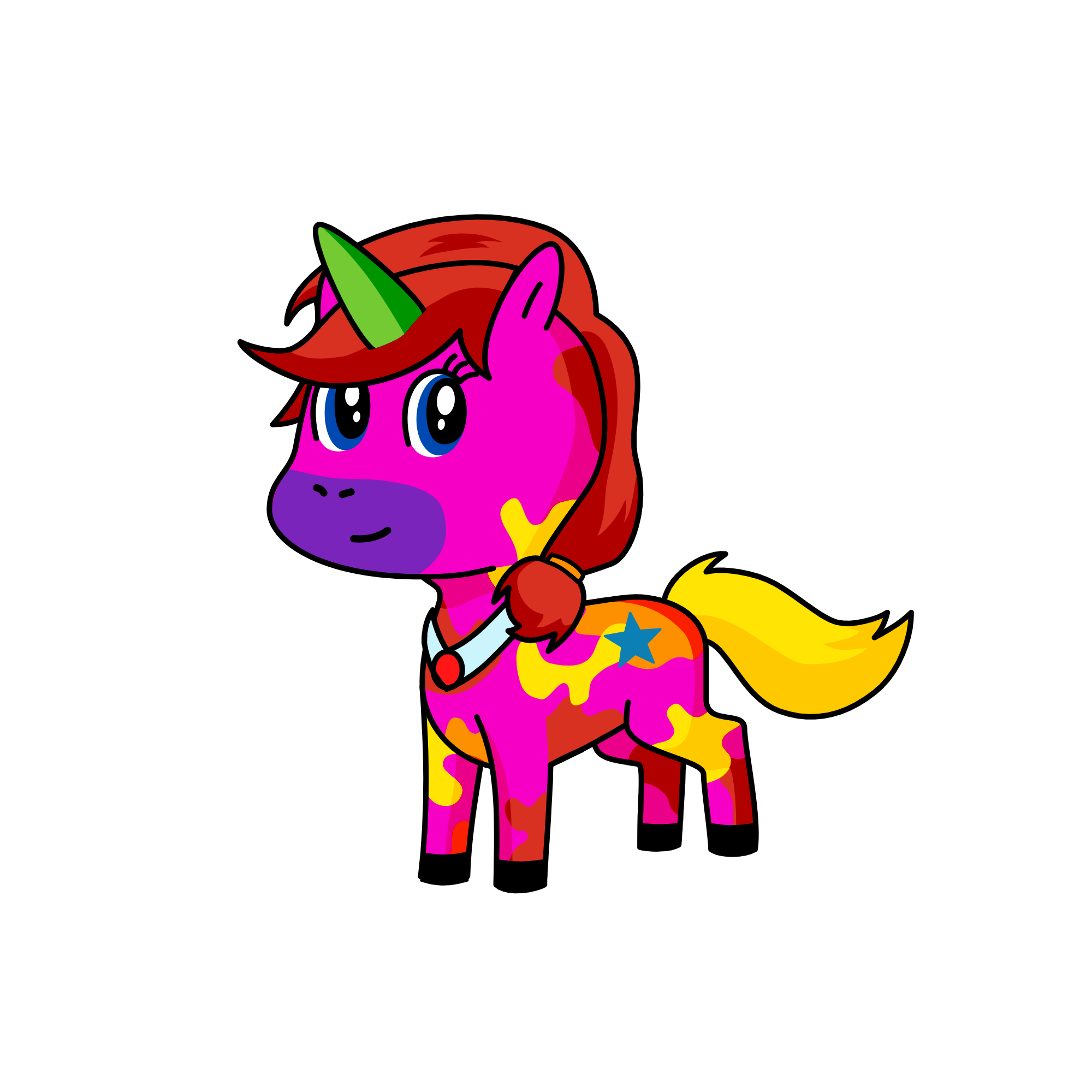 Spat, the unicorn